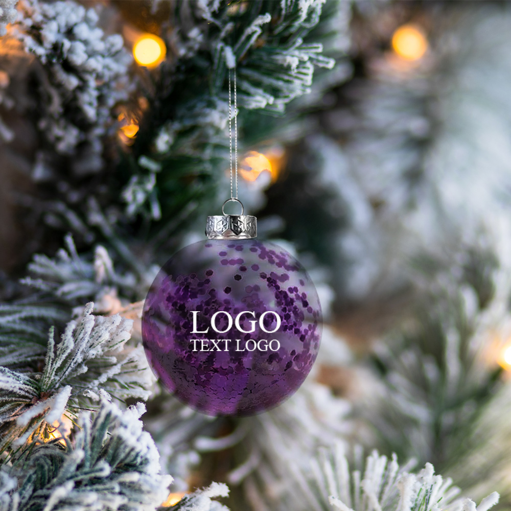 Shatter Resistant Confetti Holiday Ornaments 7