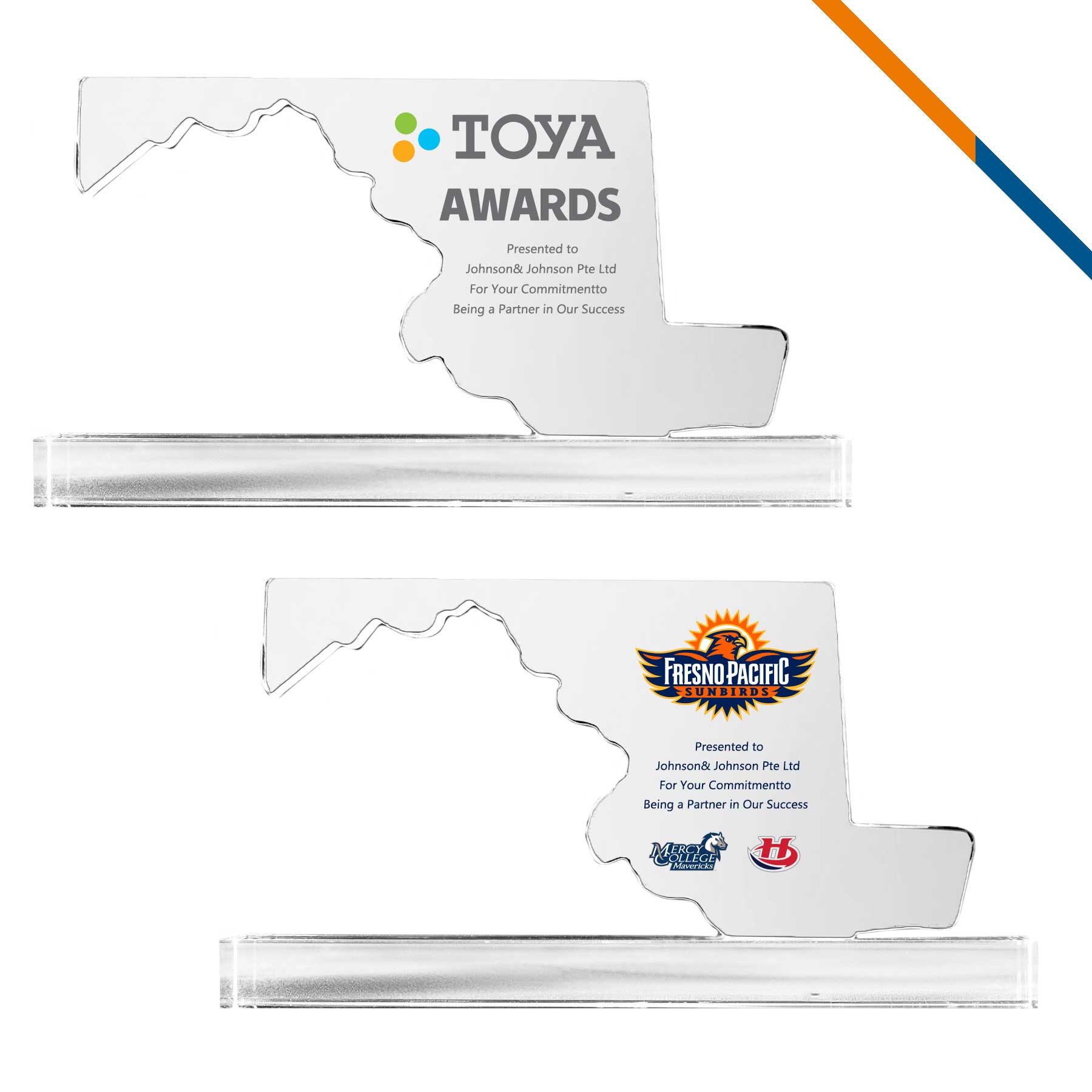 Cajus Maryland Crystal Award 1