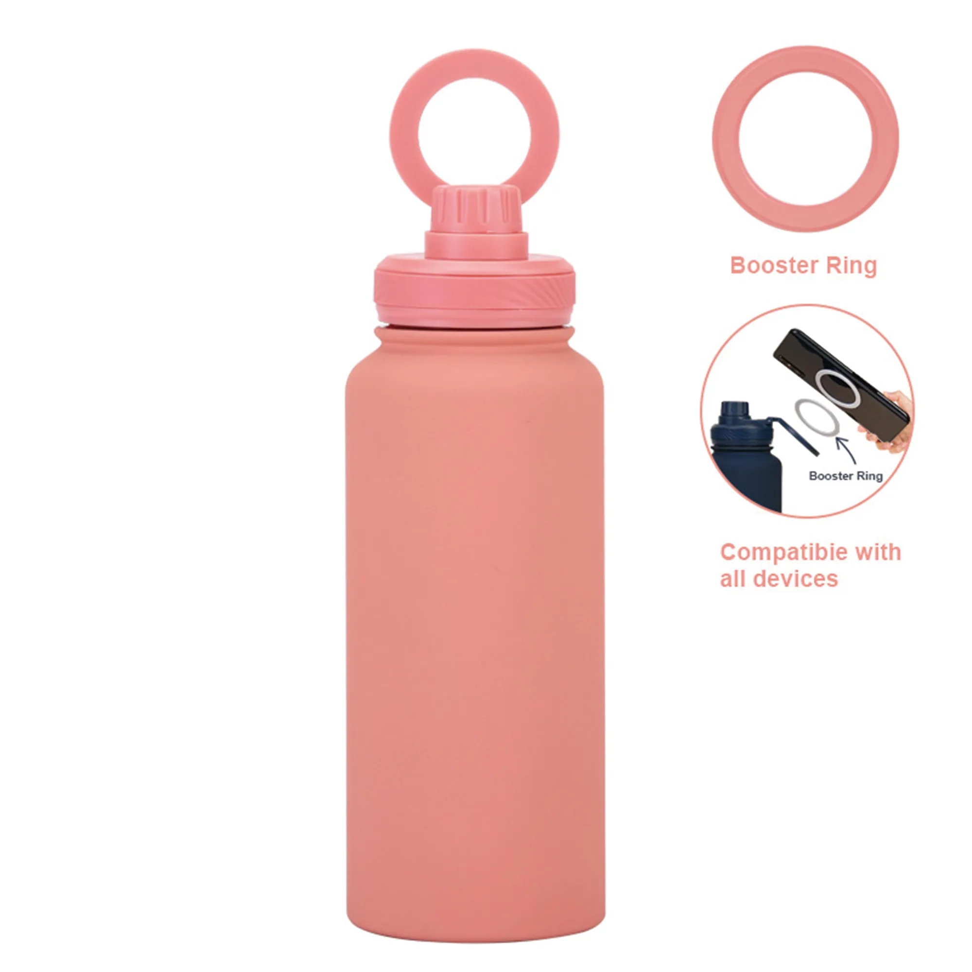 Stainless Steel Magnetic Phone Mount Water Bottle 25