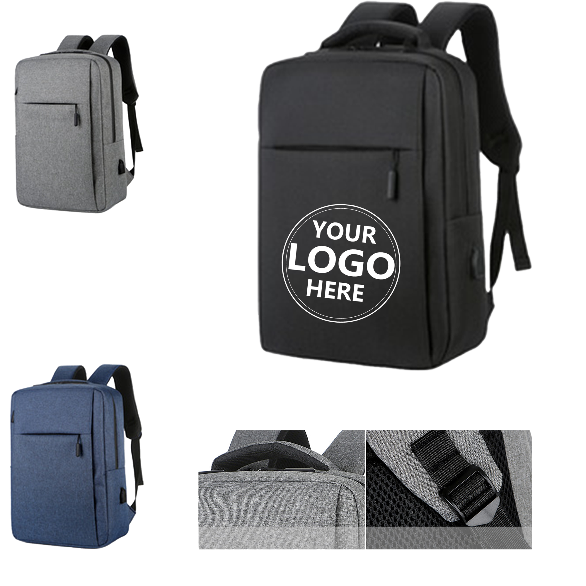 Oxford Cloth Backpack with Big Capacity 2