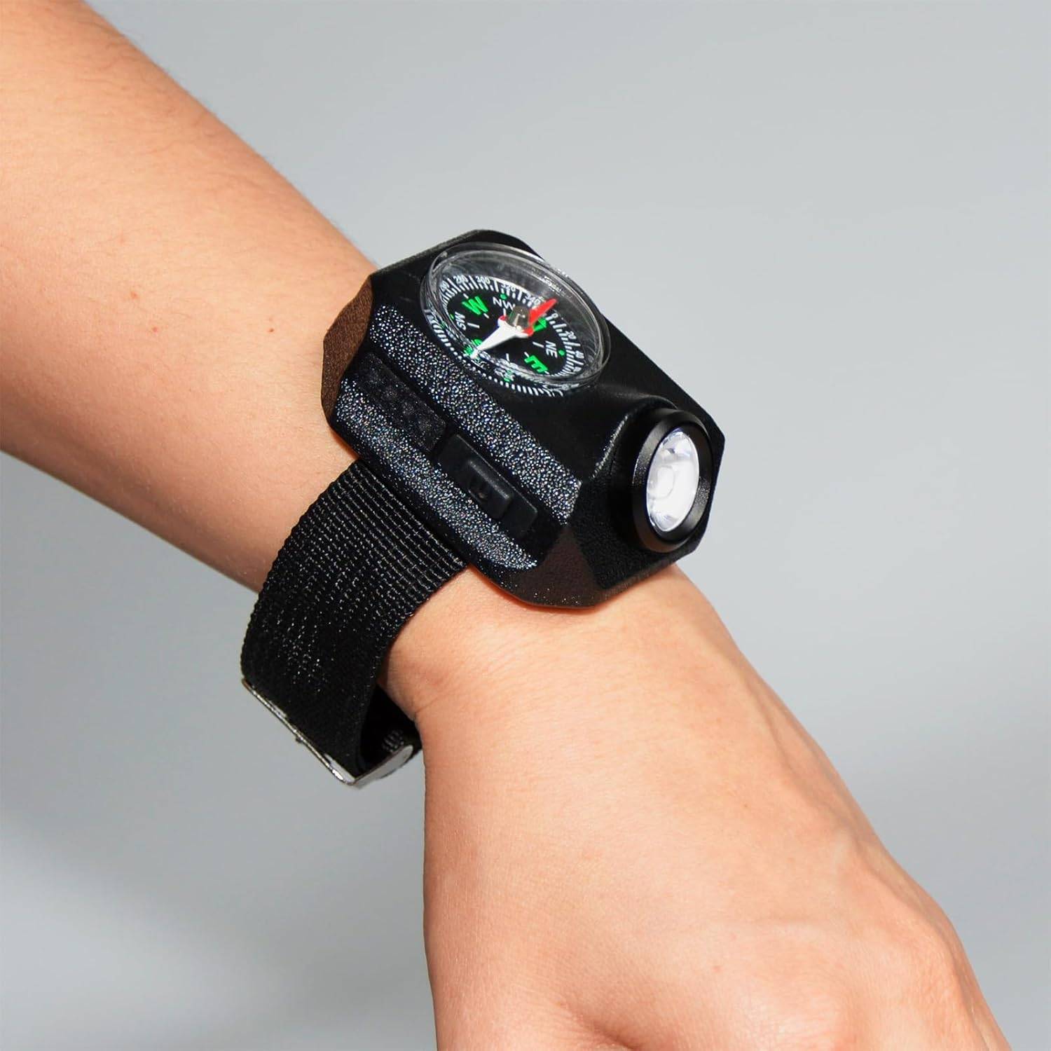 Rechargeable Adjustable Wrist Light w/ Compass 4