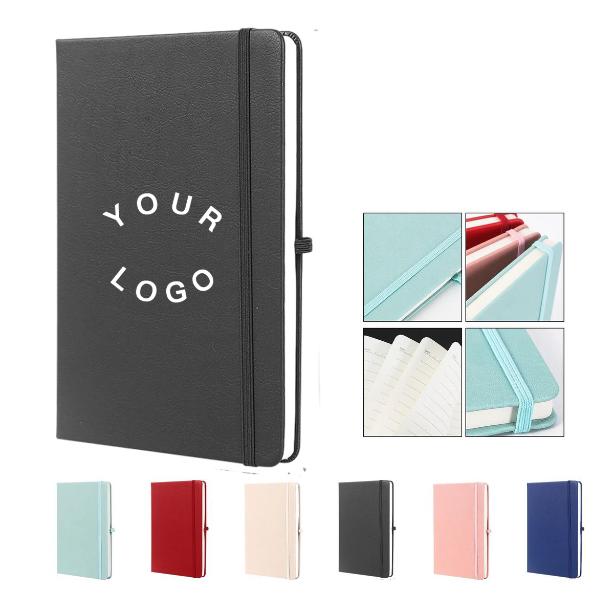 Hardcover PU Journal with 80 Lined Pages 1