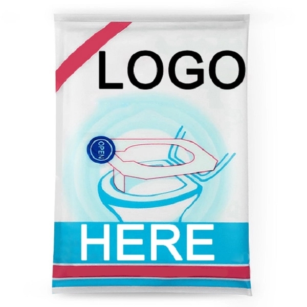 Custom Gift Disposable Travel Toilet Seat Cover - 10 Pcs Bag 3