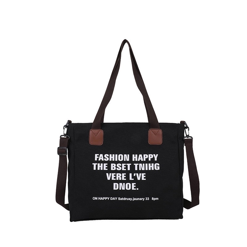 Monogram Canvas Bag, custom tote bag with logo imprint 5