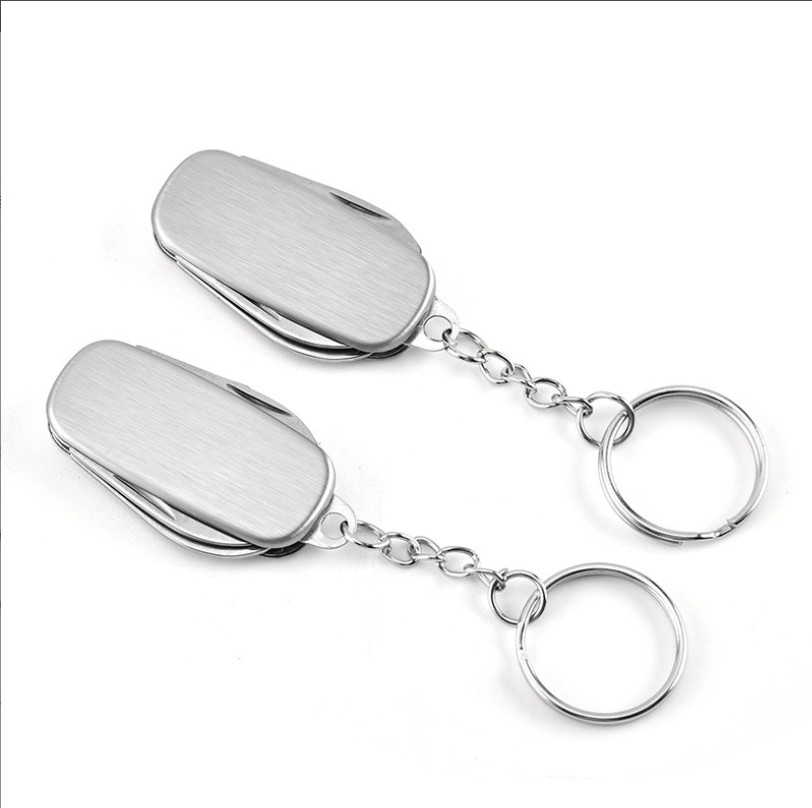 Stainless Steel Key Chain Pocket Knife 7