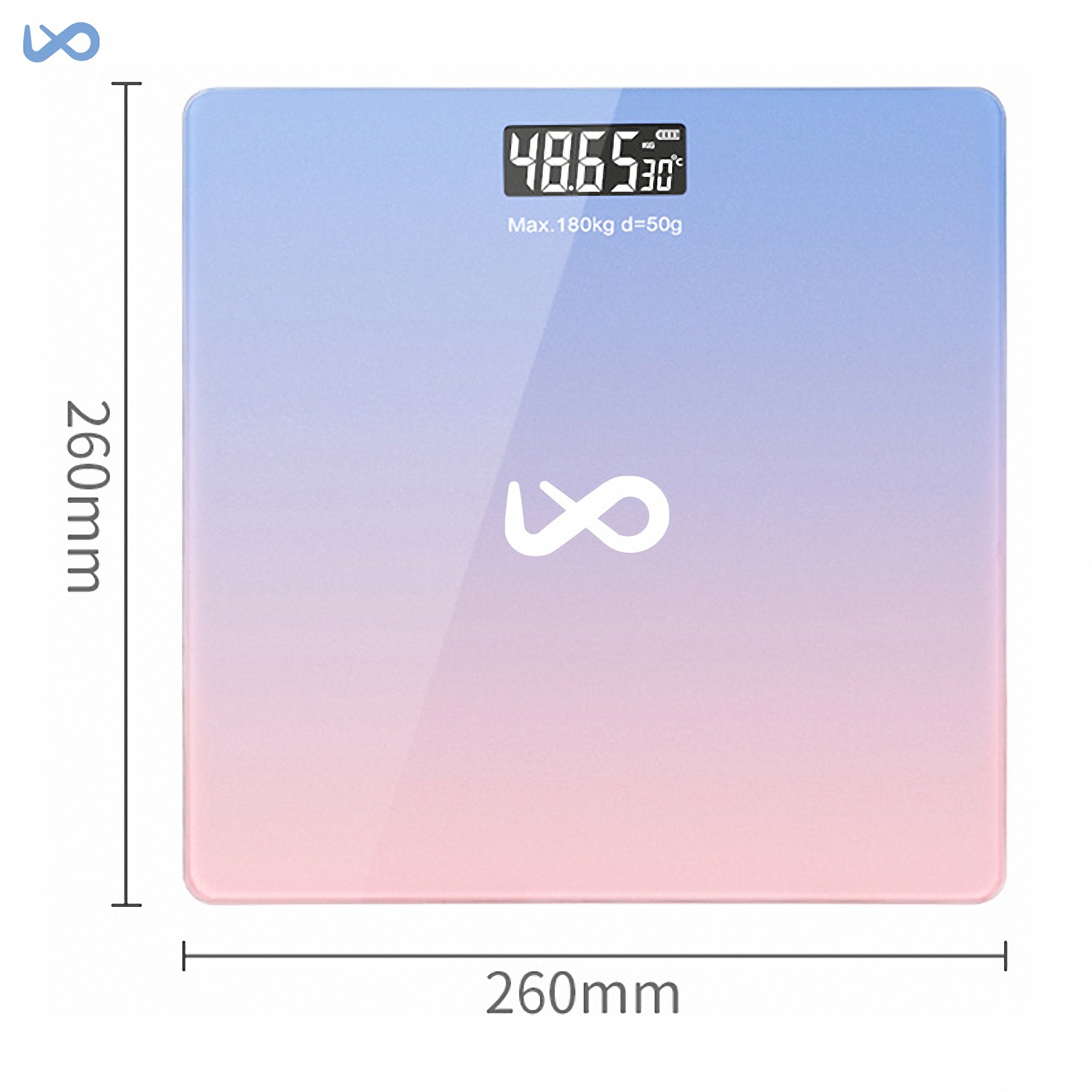 Digital Bathroom Scale with LCD Display 3