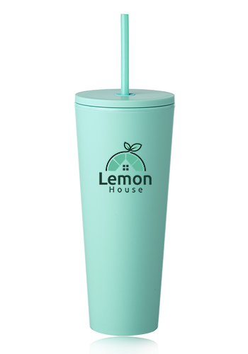 24 oz. Kenai Plastic Tumblers with Straw 19