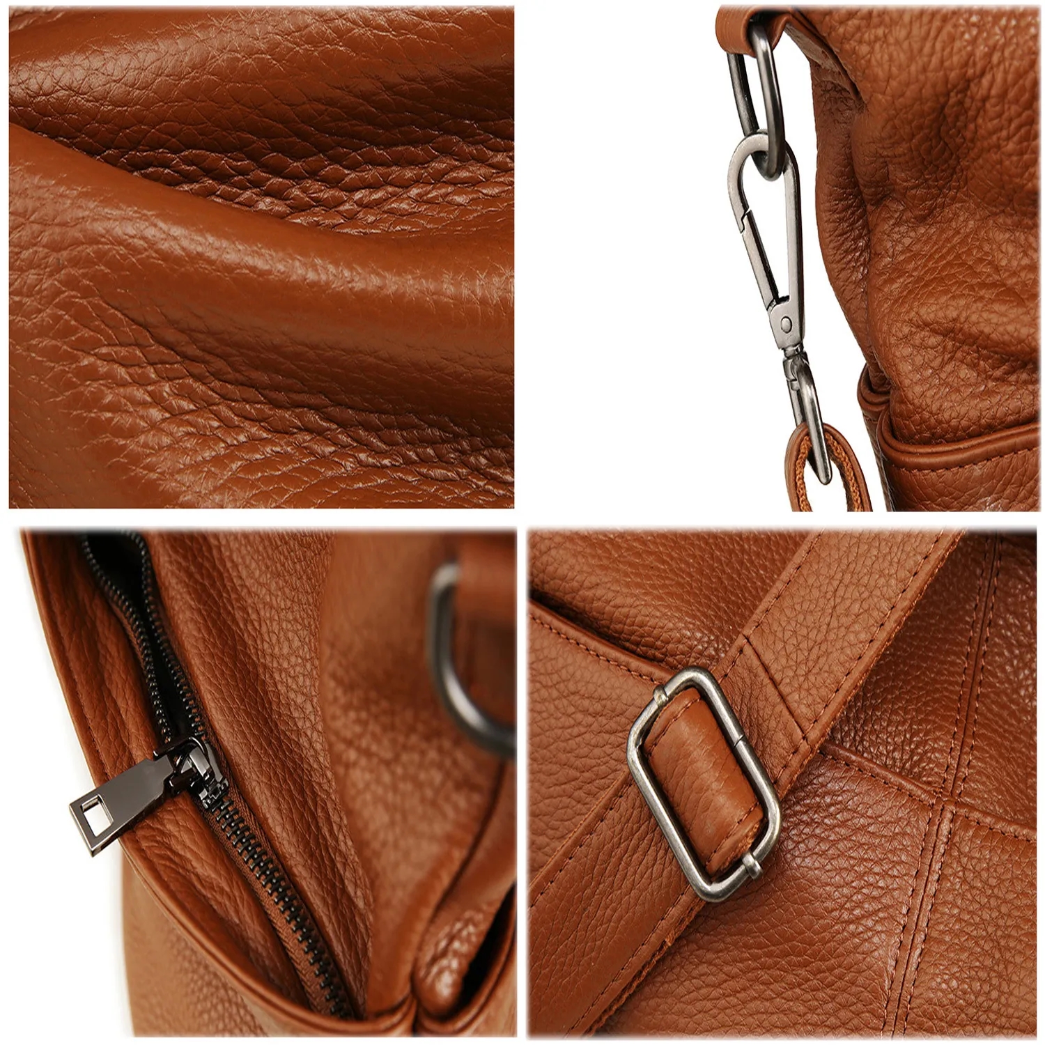 Large Capacity Vintage Genuine Leather Bag 2
