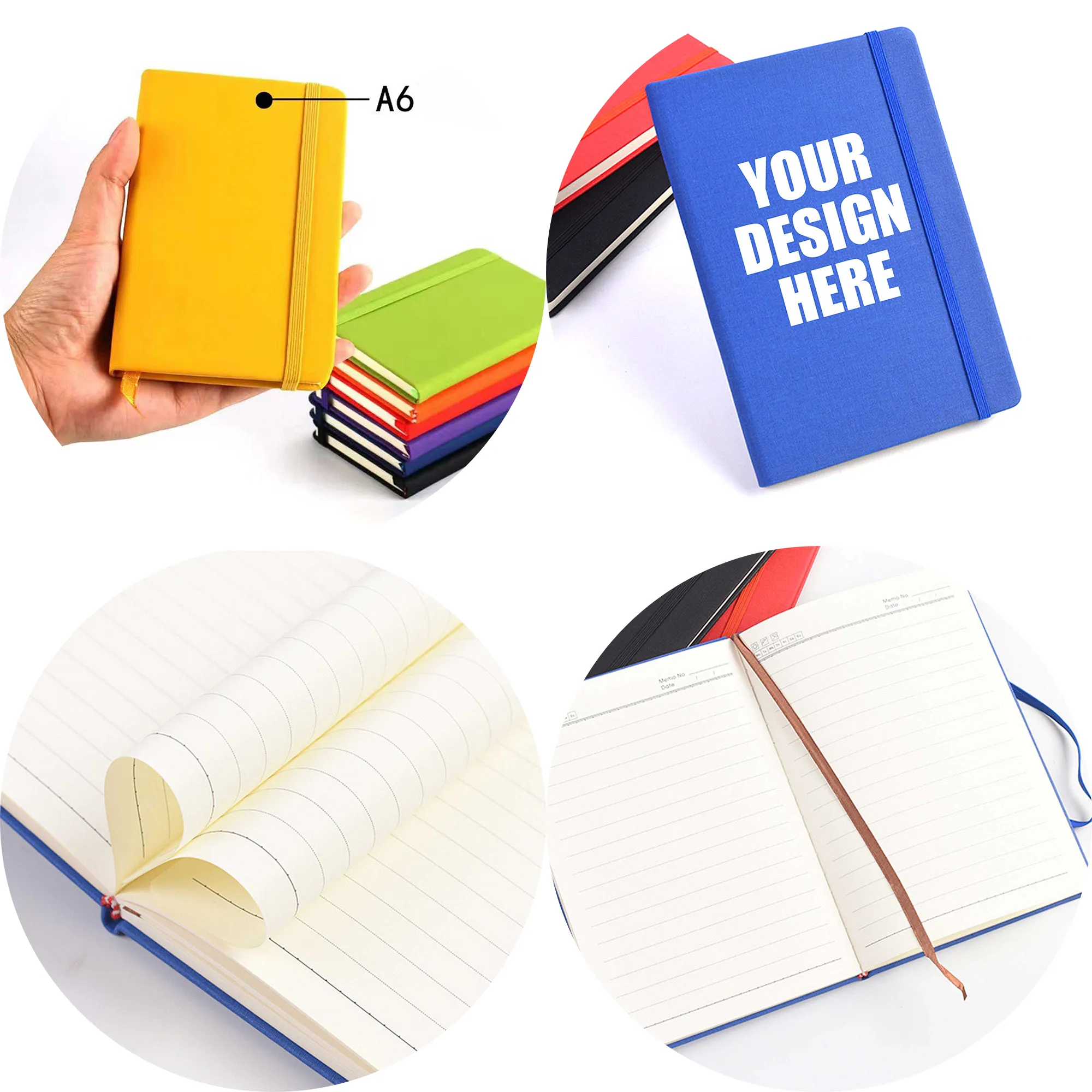 A6 Elastic Band Notebook 3