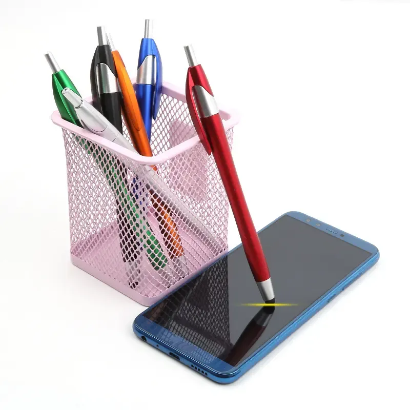 Breast Cancer Awareness Pink Stylus Click Pens 1