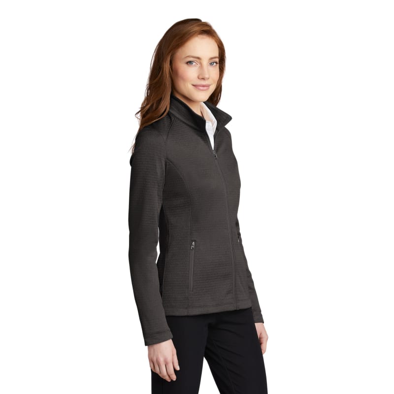 Port Authority Women's Diamond Heather Fleece Full-Zip Jacket 7