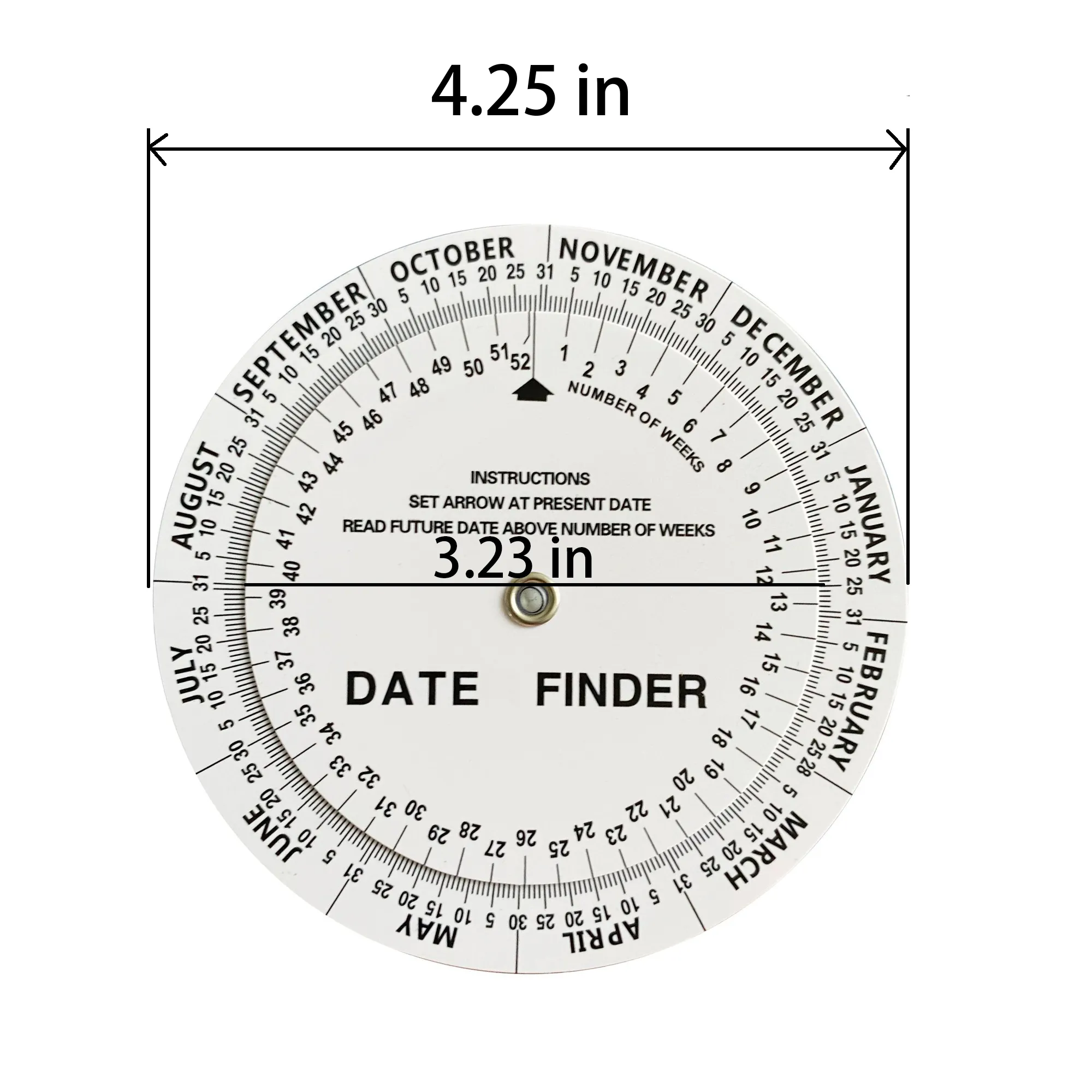 4.25" Pregnancy Wheel 2