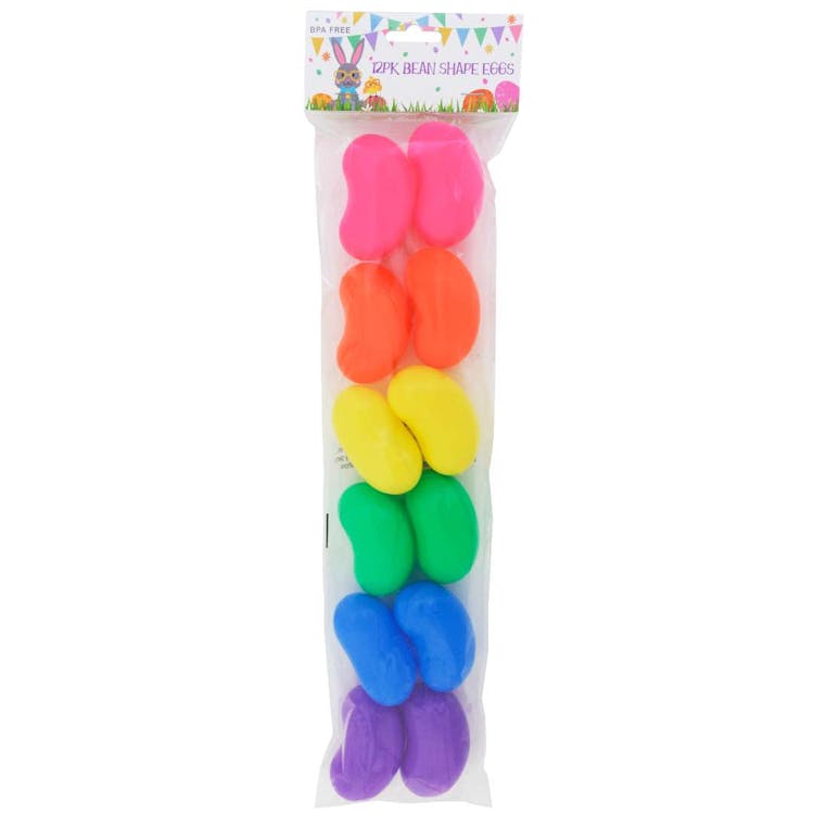 Jellybean Easter Eggs 12 Pack - Assorted Colors 1