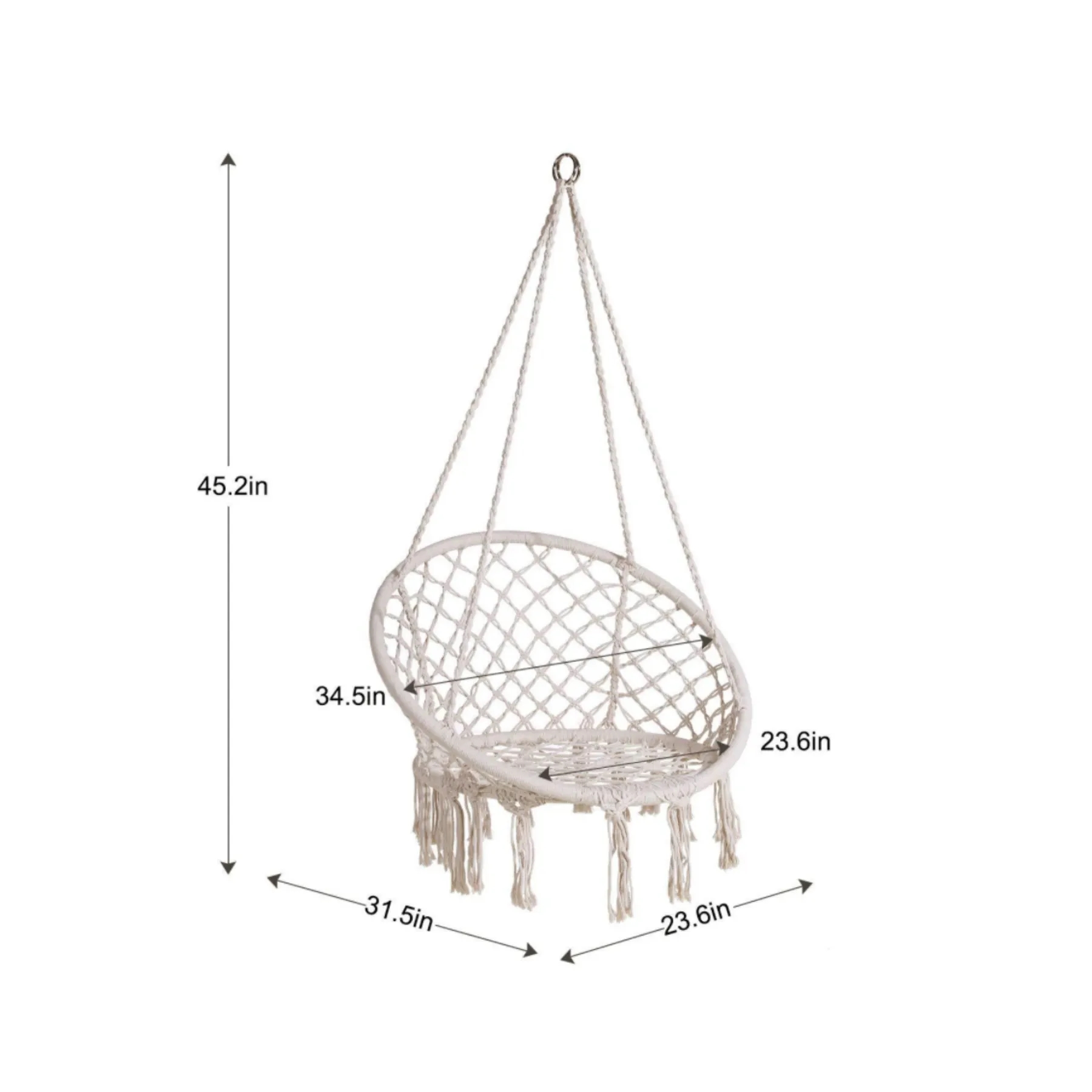 Hammock Chair Swing for Indoor and Outdoor 3