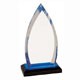 8 Inch Blue Oval Impress Acrylic Trophy 2