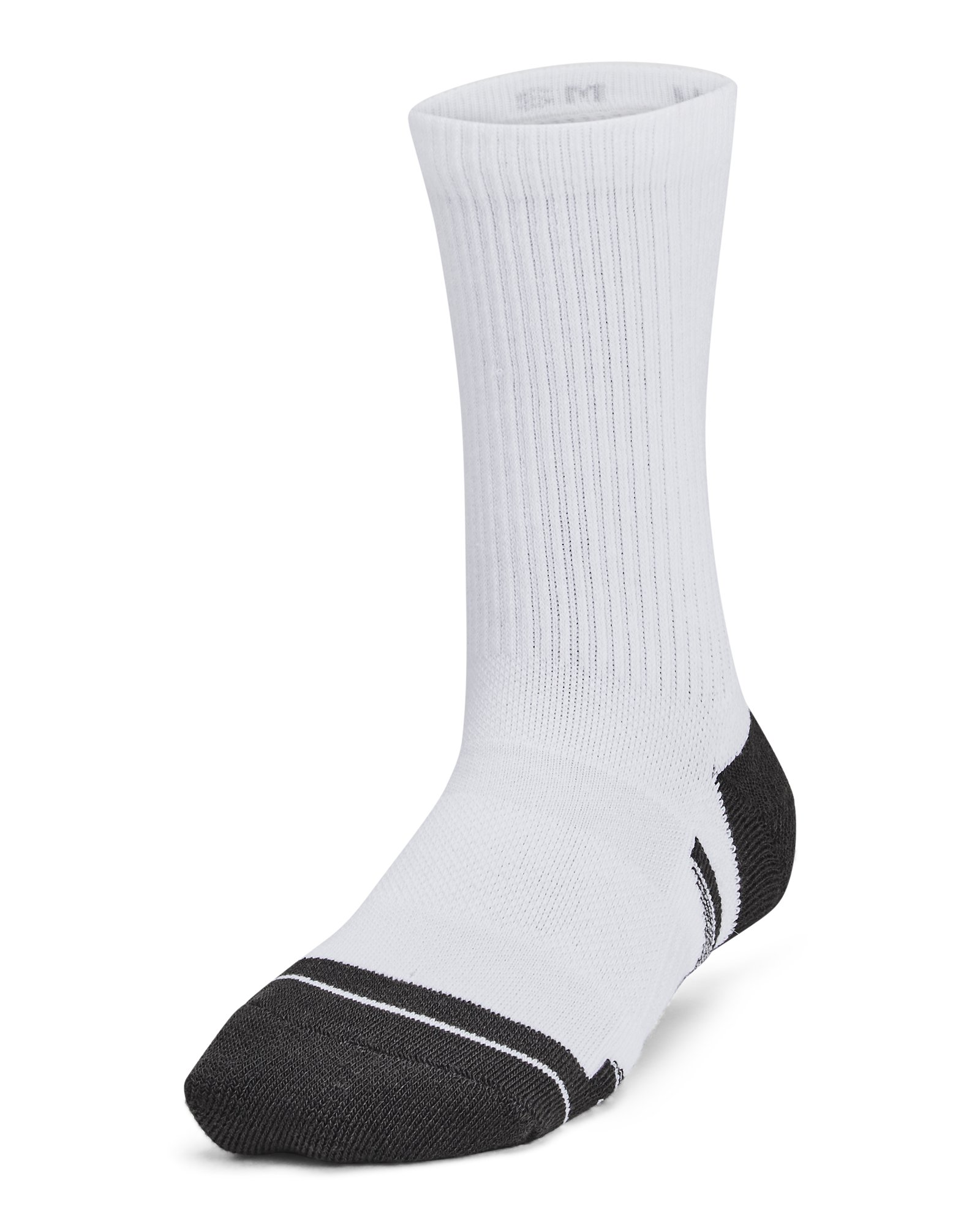 UA Performance Tech Kids' 6-Pack Crew Socks 6