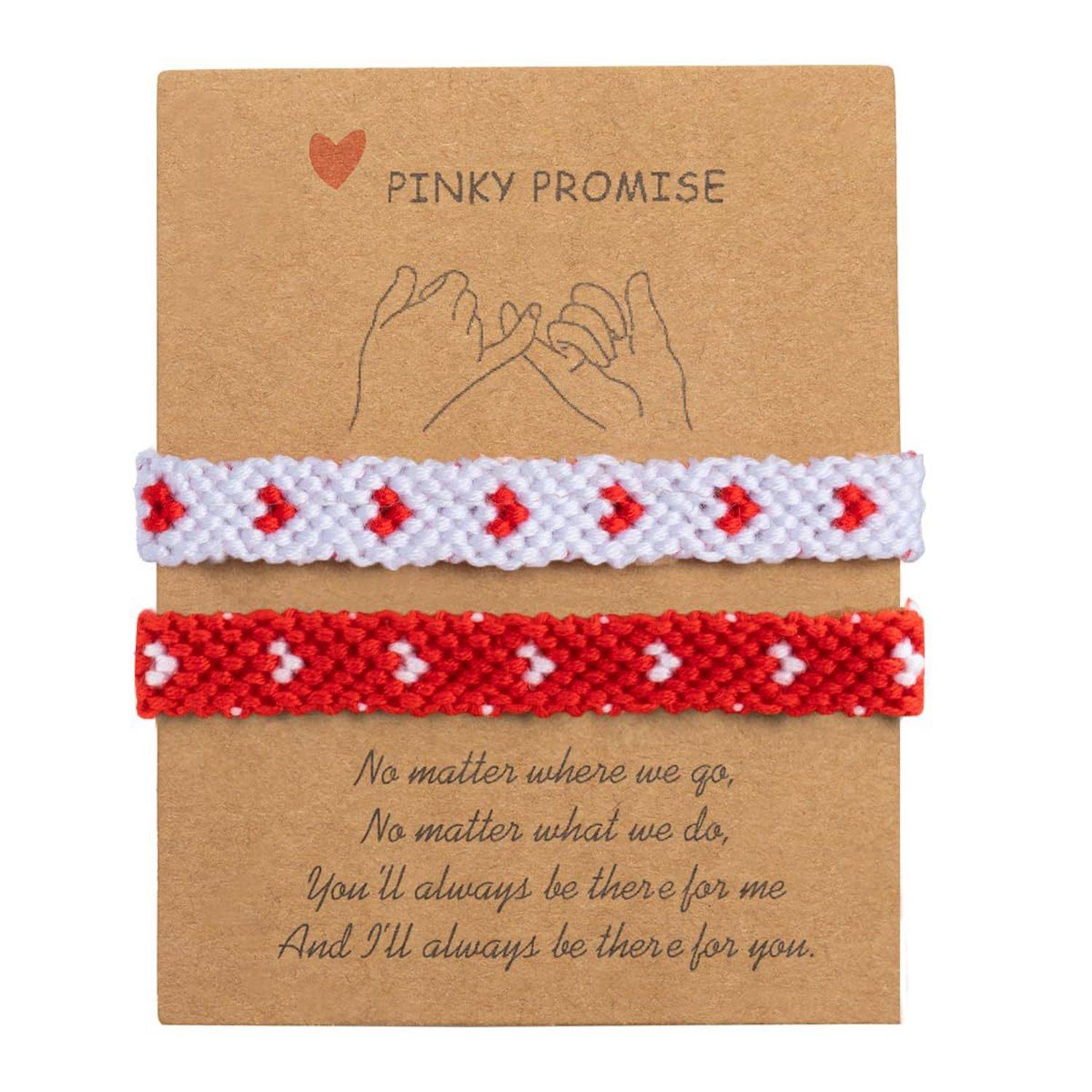 Handmade Woven Heart Friendship Bracelet 3