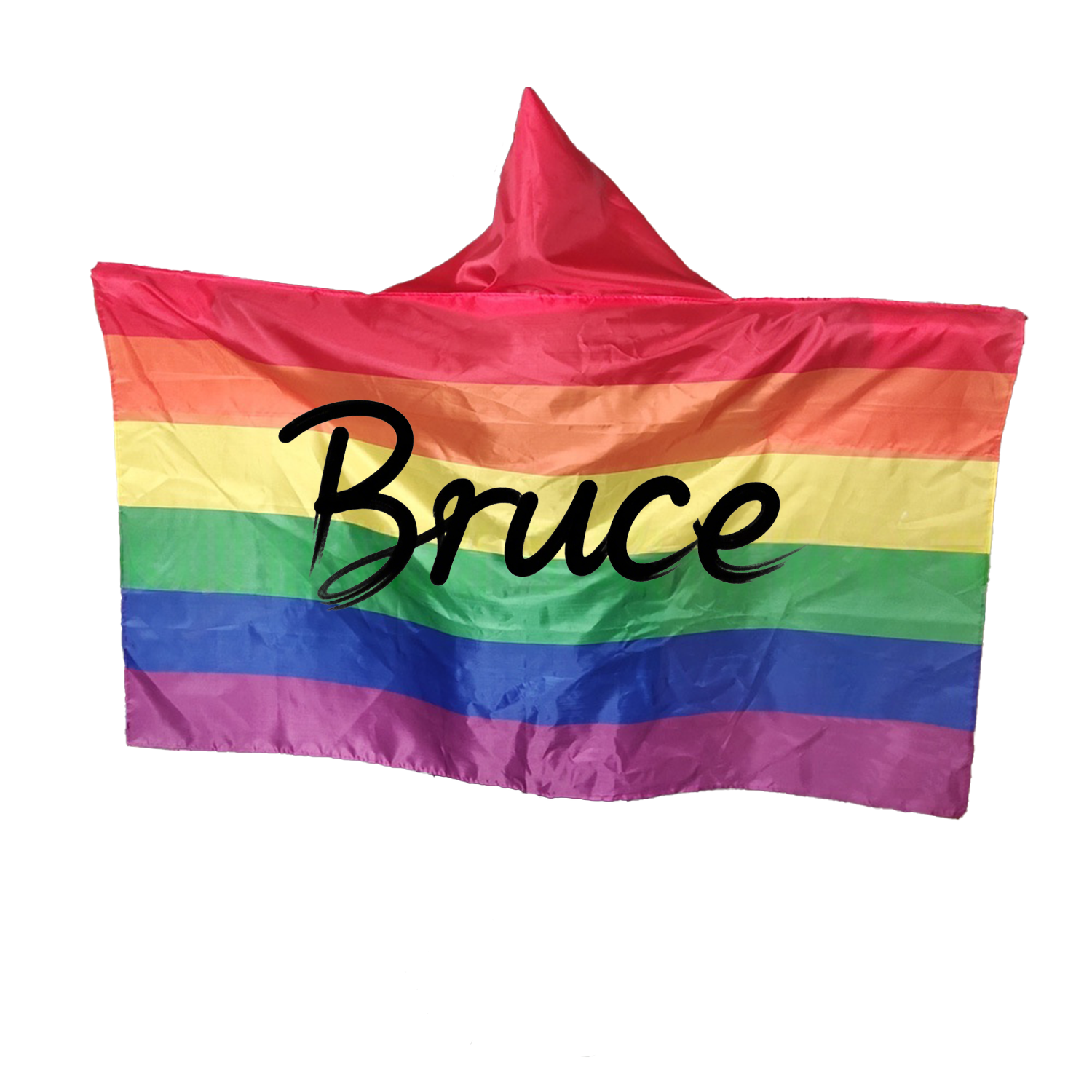LGBT Rainbow Pride Hooded Cape Flag 7