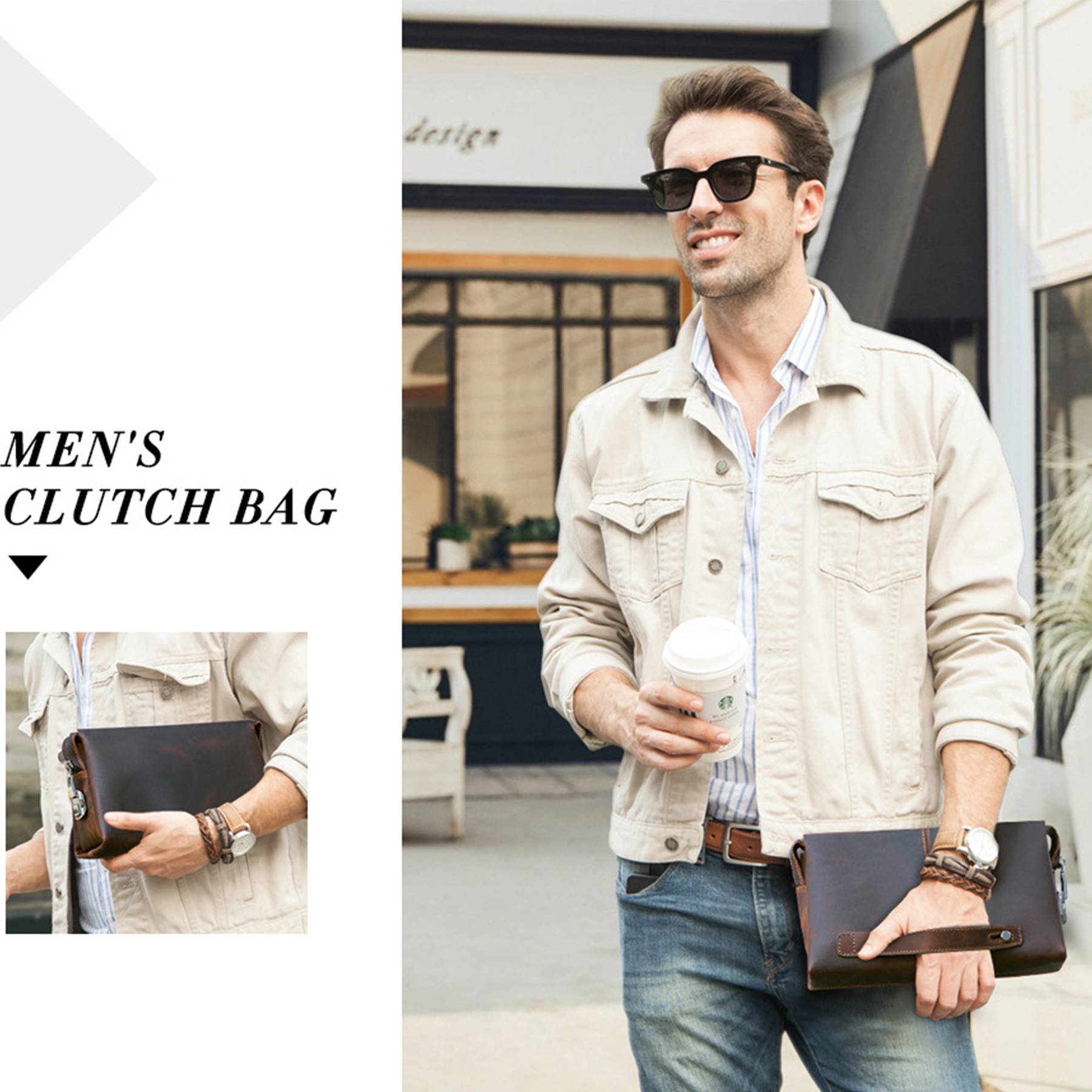 Genuine Leather 8-inch computer Waterproof Messenger Bags 3