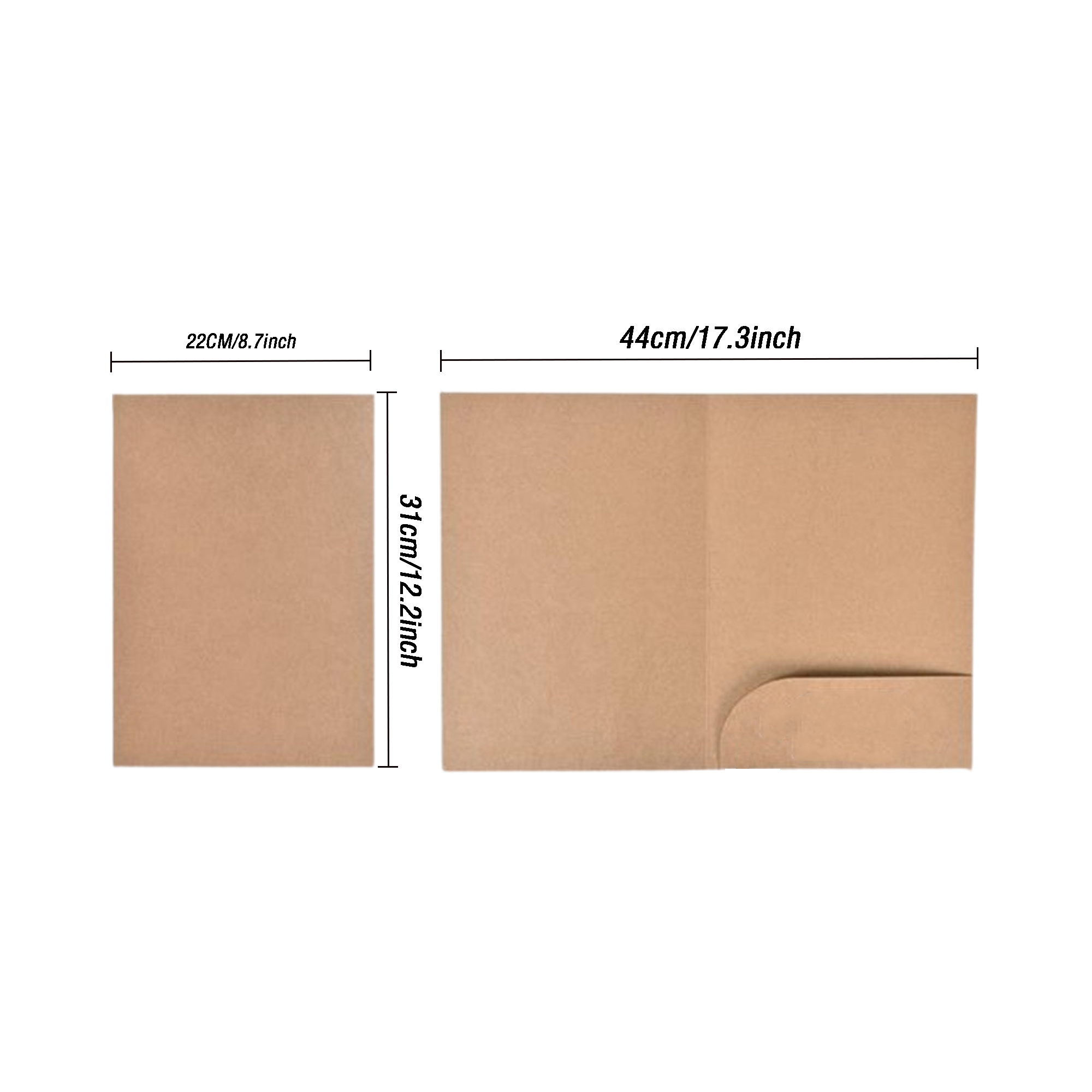 A4 Kraft Paper Folder 4