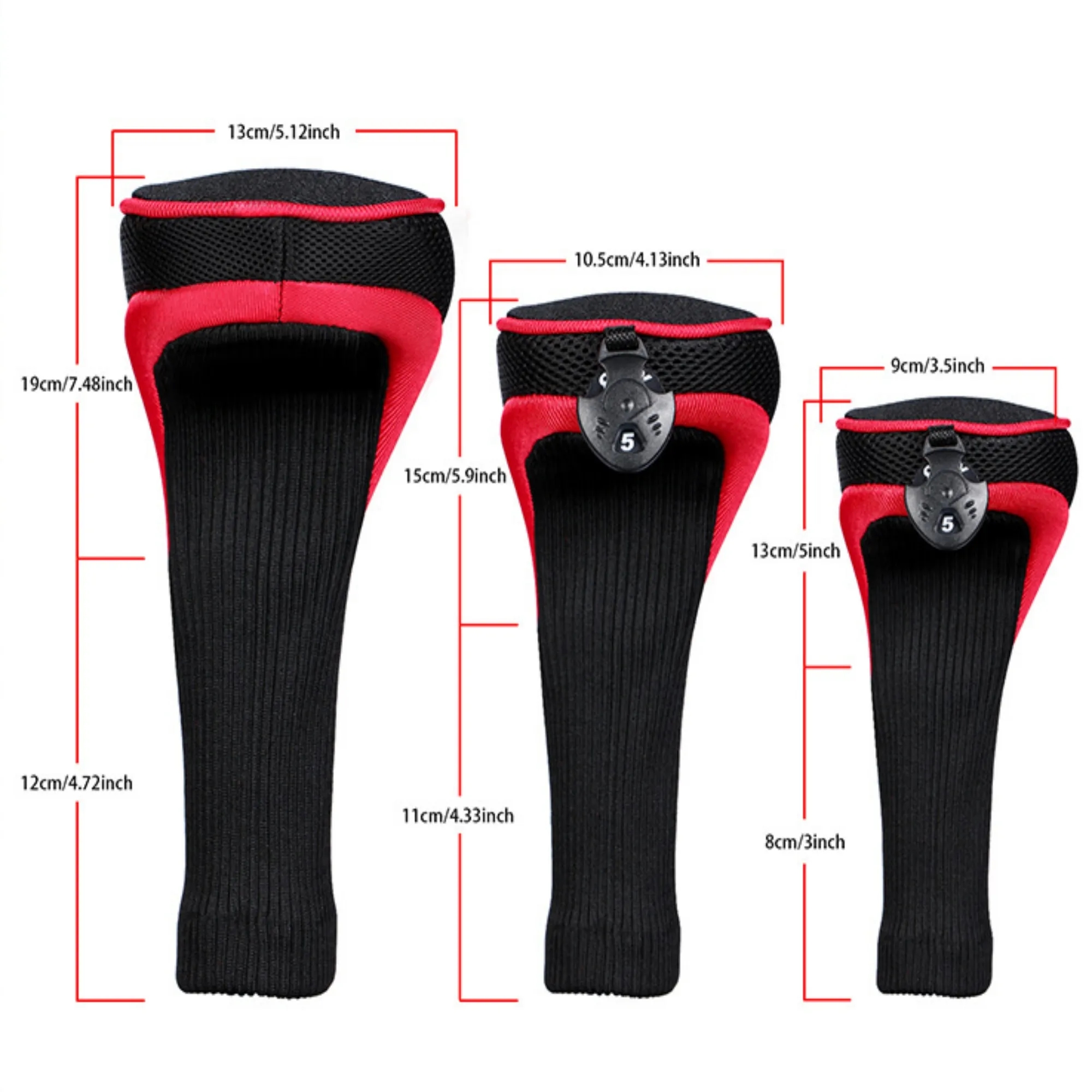 Golf Wood Club Protector 3-Piece Set 5