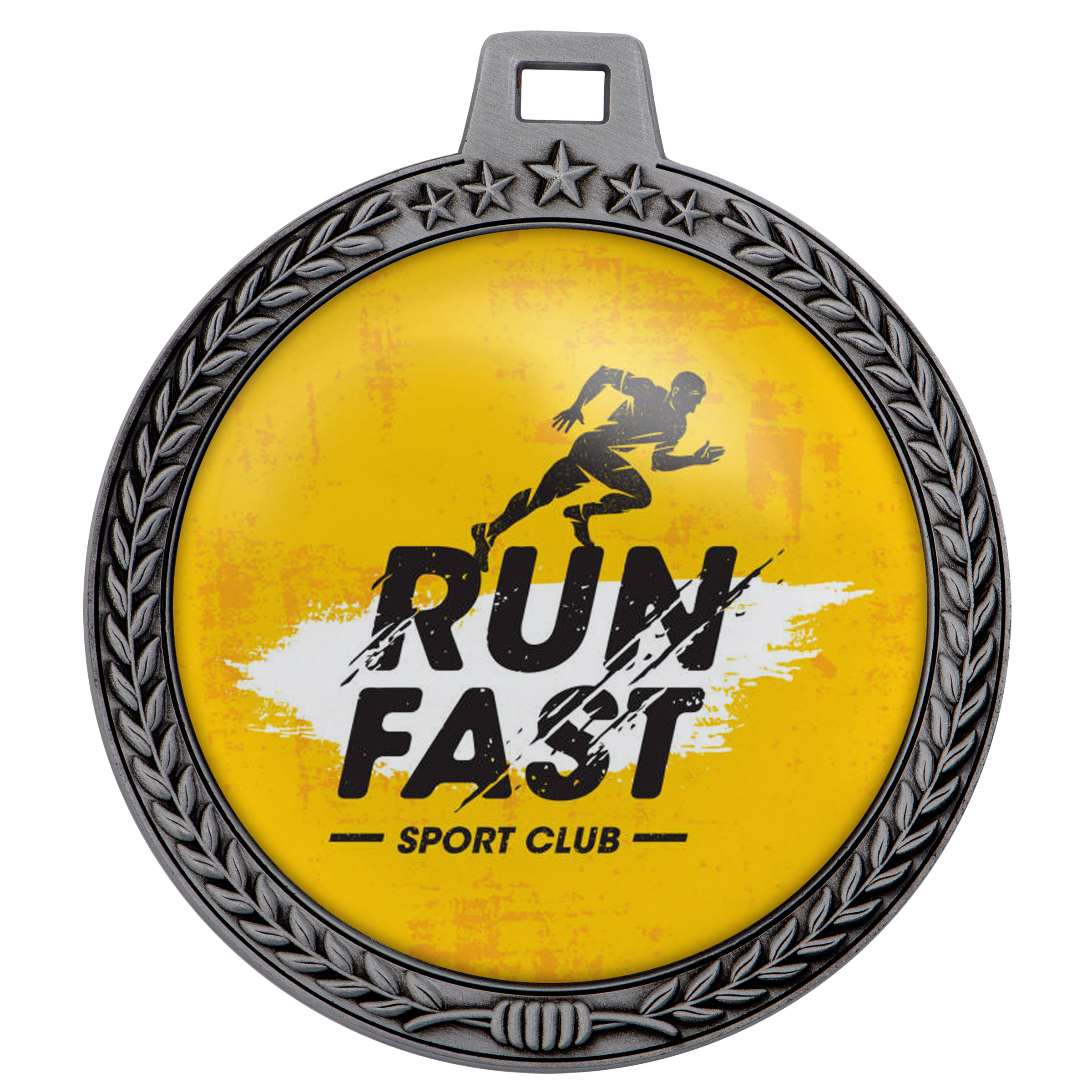 3" Speed Medal – 3D Wreath & Star 2