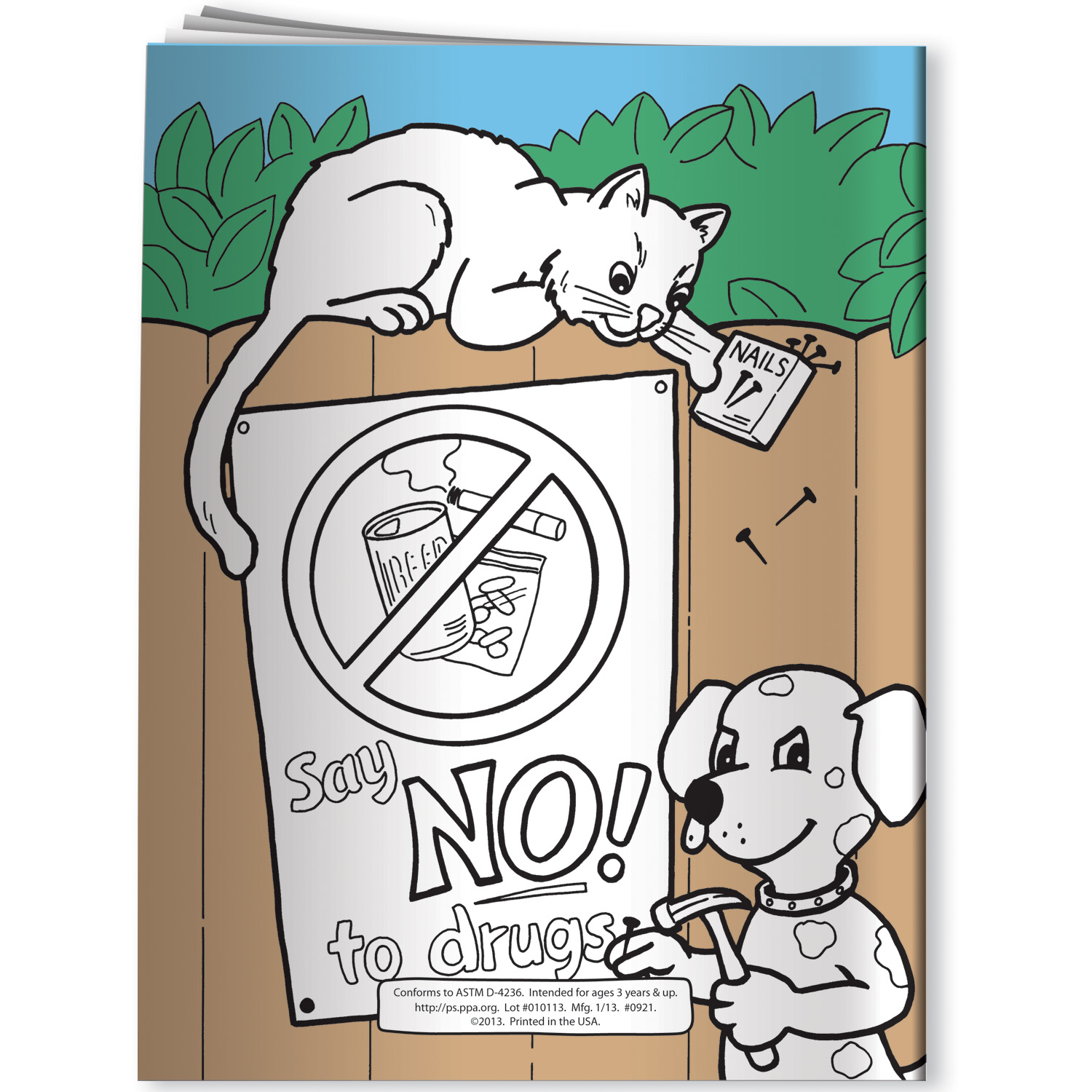 Coloring Book - Smart Kids Say NO to Drugs! 1