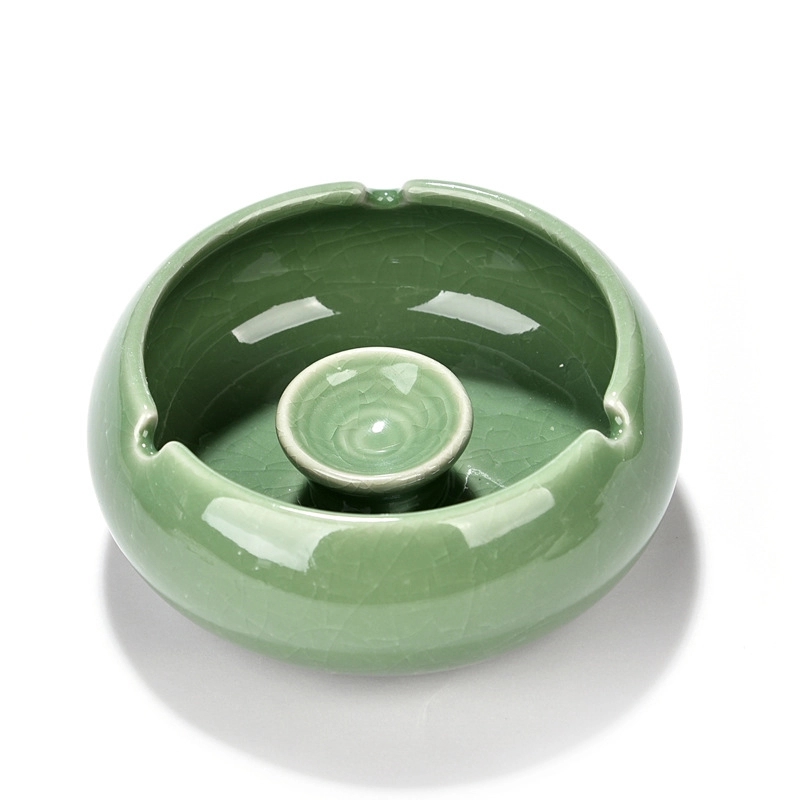 Custom Handmade Ceramic Ashtray With Lid 7