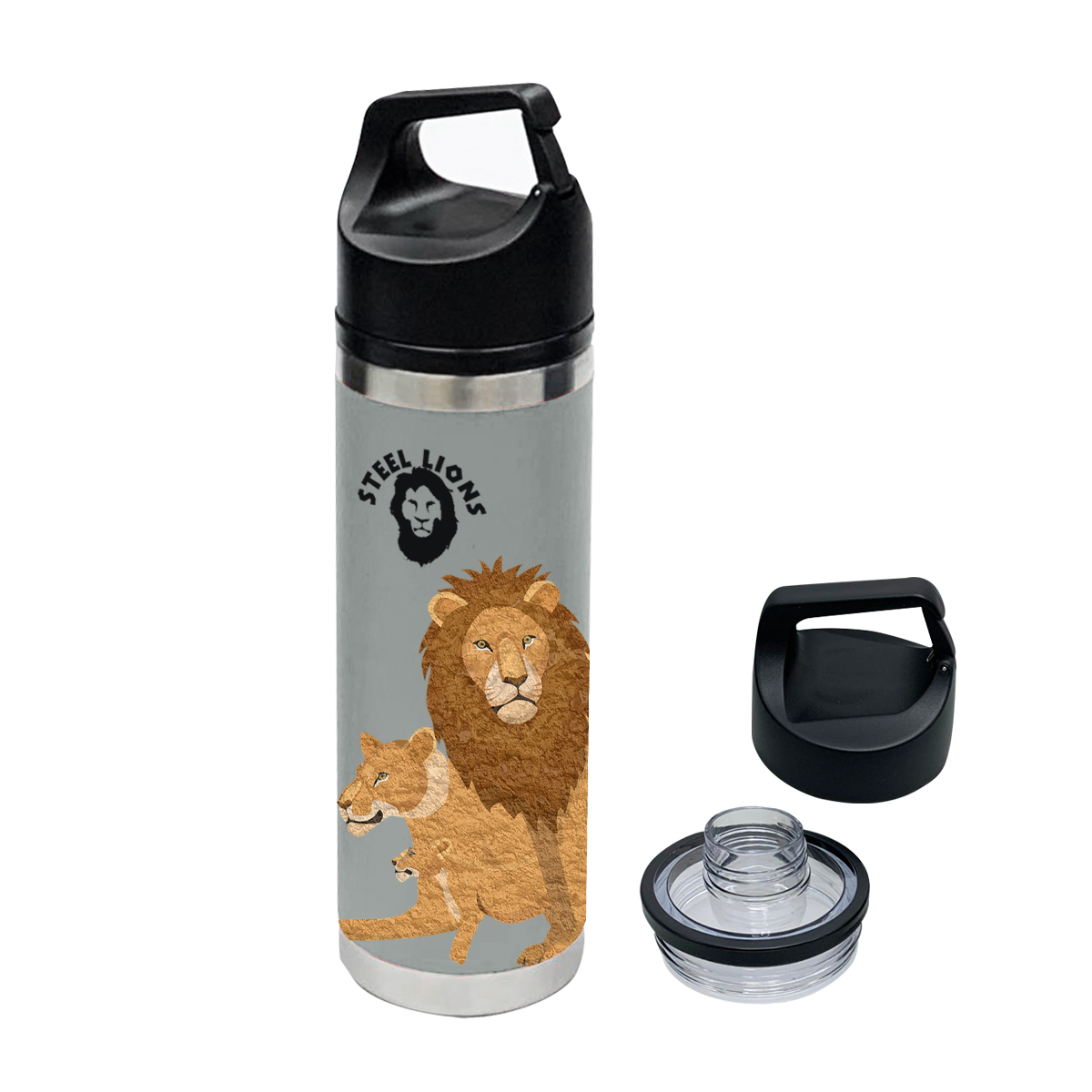 18 Oz. Full Color Davenport Stainless Steel Bottle 9