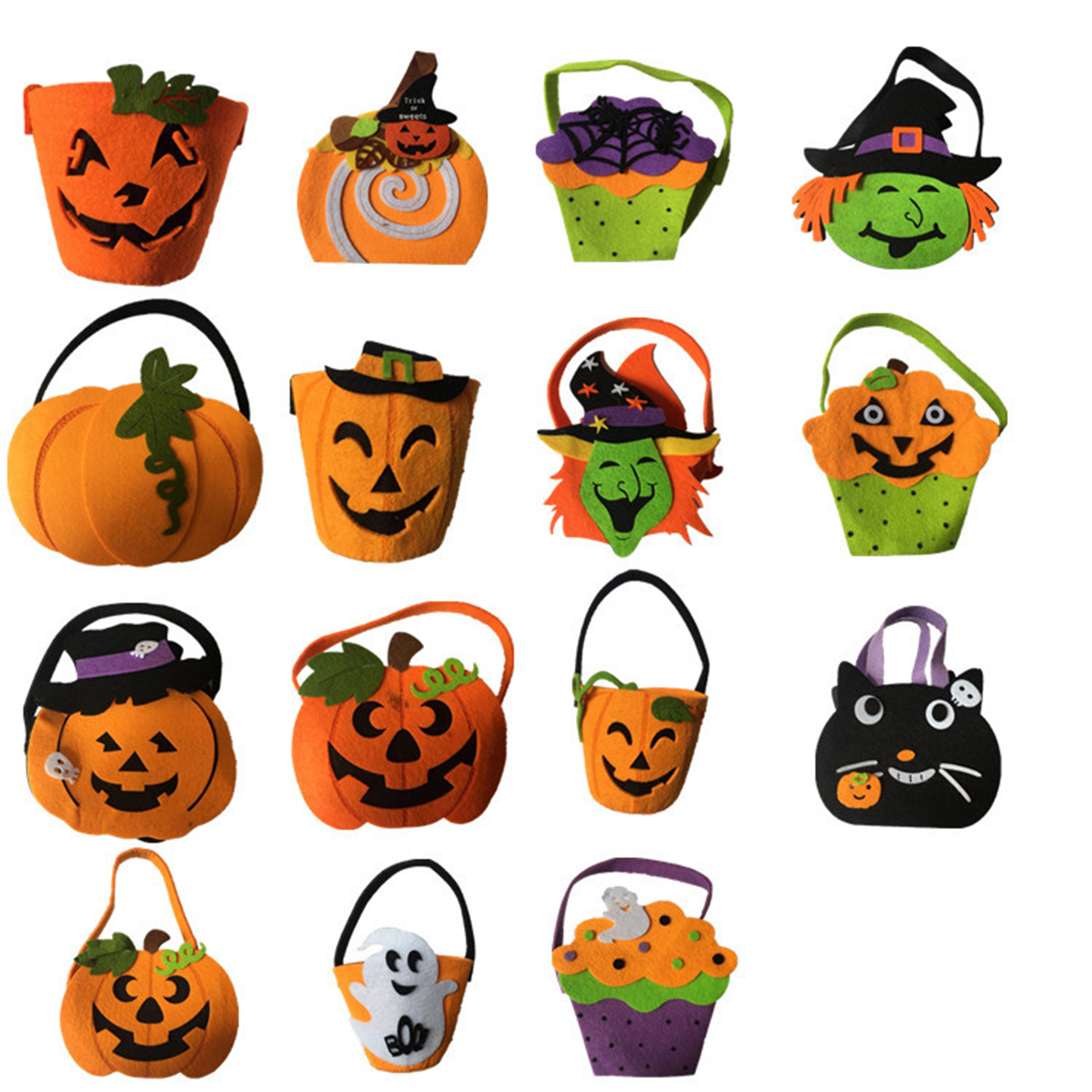 Halloween Pumpkin Trick or Treat Buckets 2