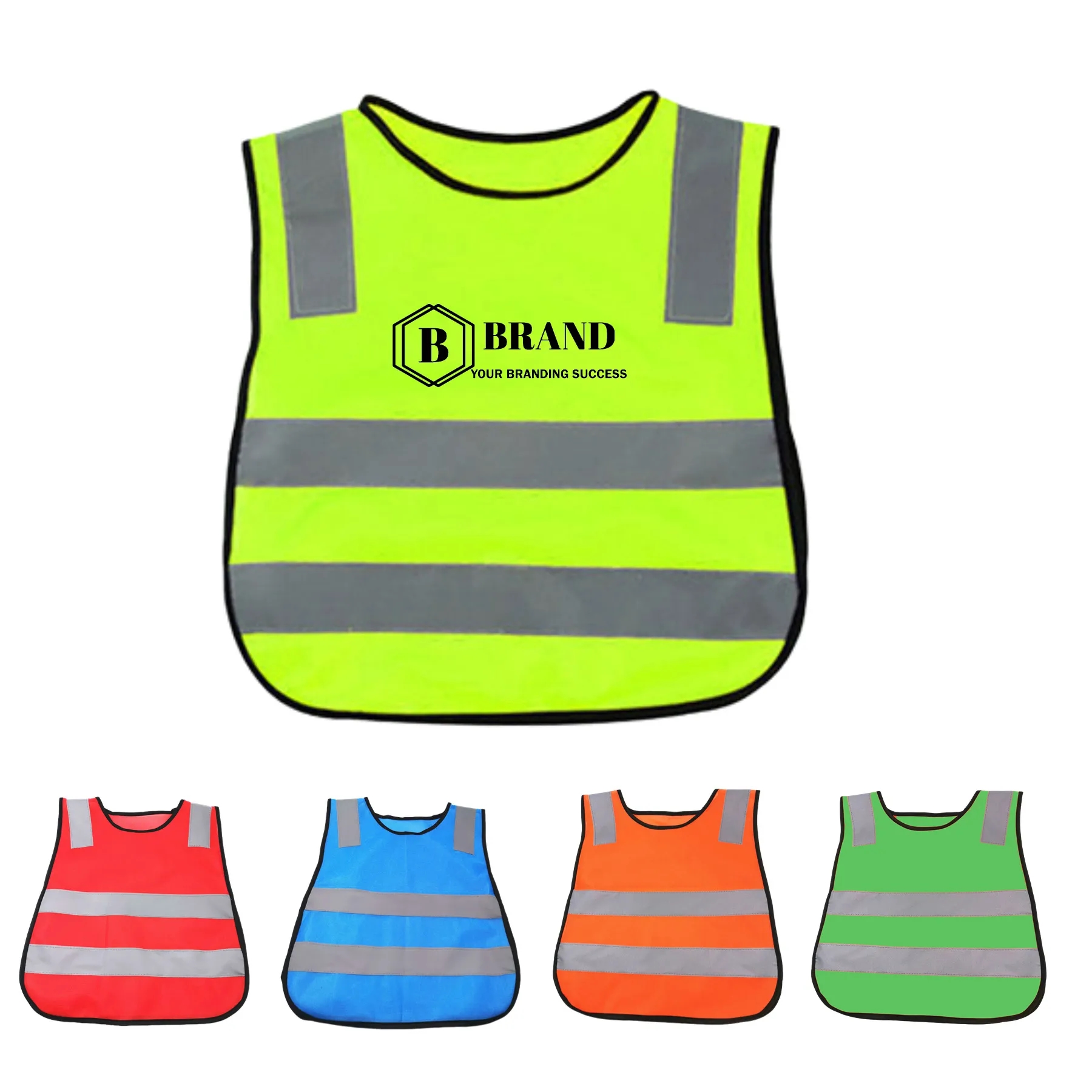 Kids High Visibility Safety Vest Reflective 2