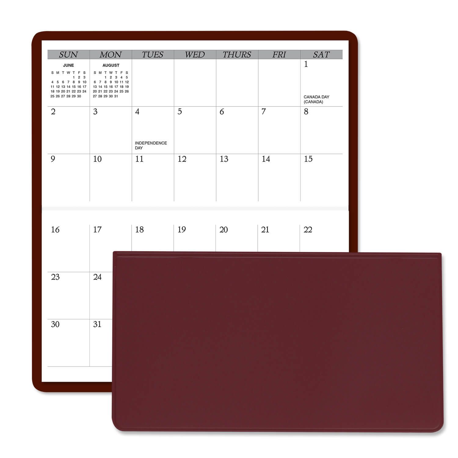 Horizontal Monthly Pocket Planner 35