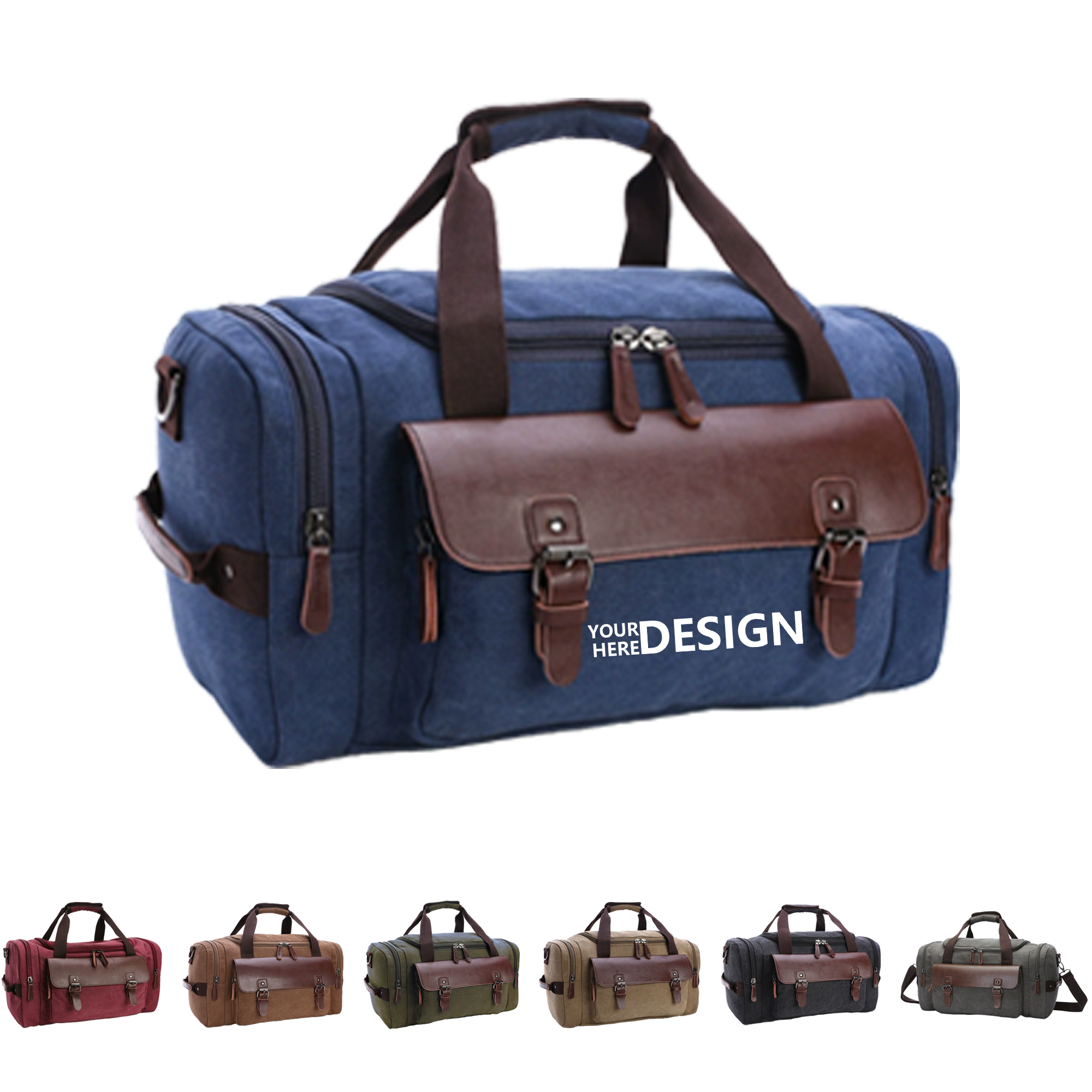 Vintage Canvas Travel Tote 2
