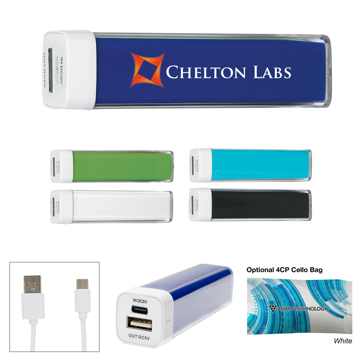 UL Listed 2200 mAh Charge-It-Up Power Bank 2.0 9