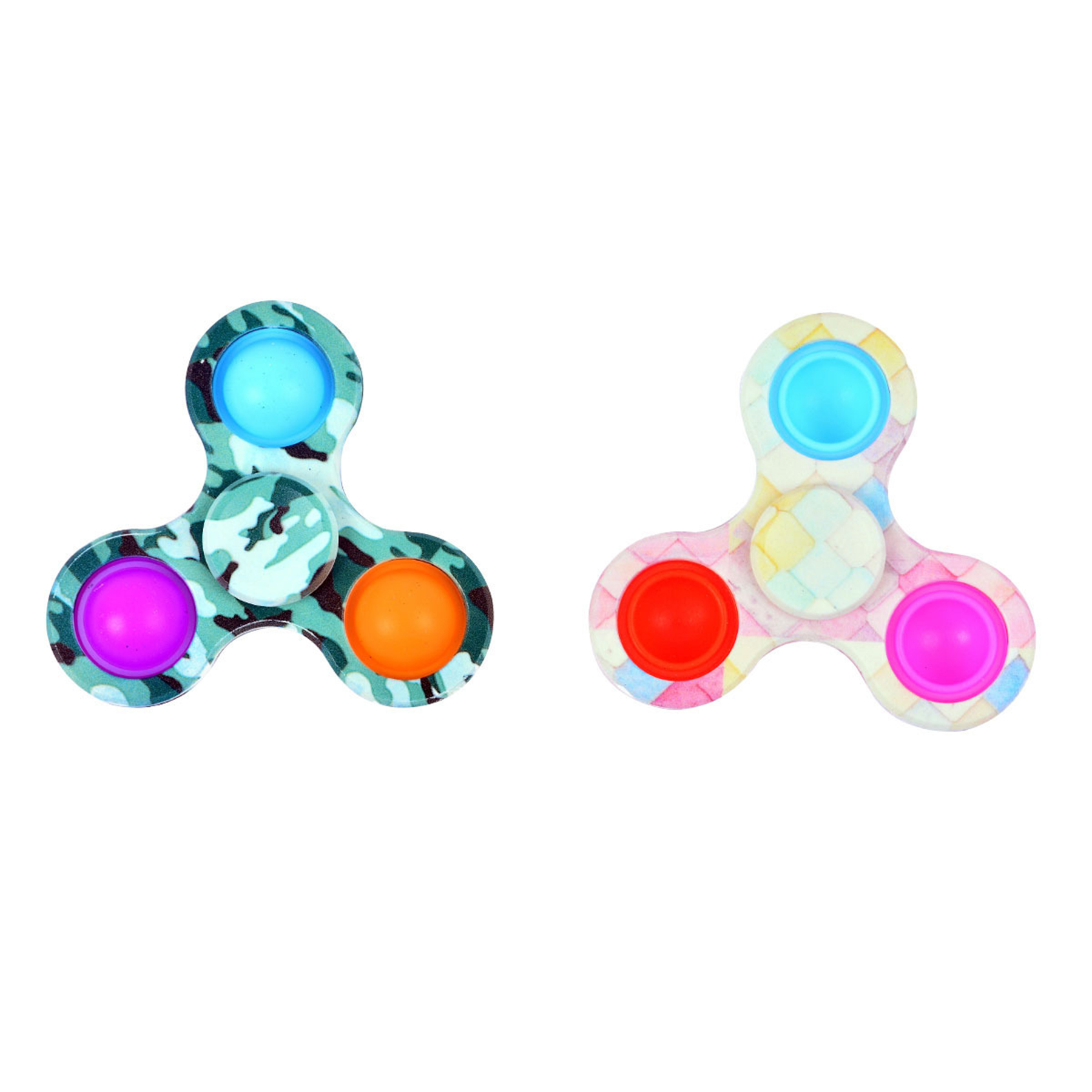 Six Bubbles Fidget Spinner Toys 3