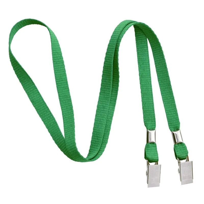 3/8" Lanyard with two Bulldog Clips 2