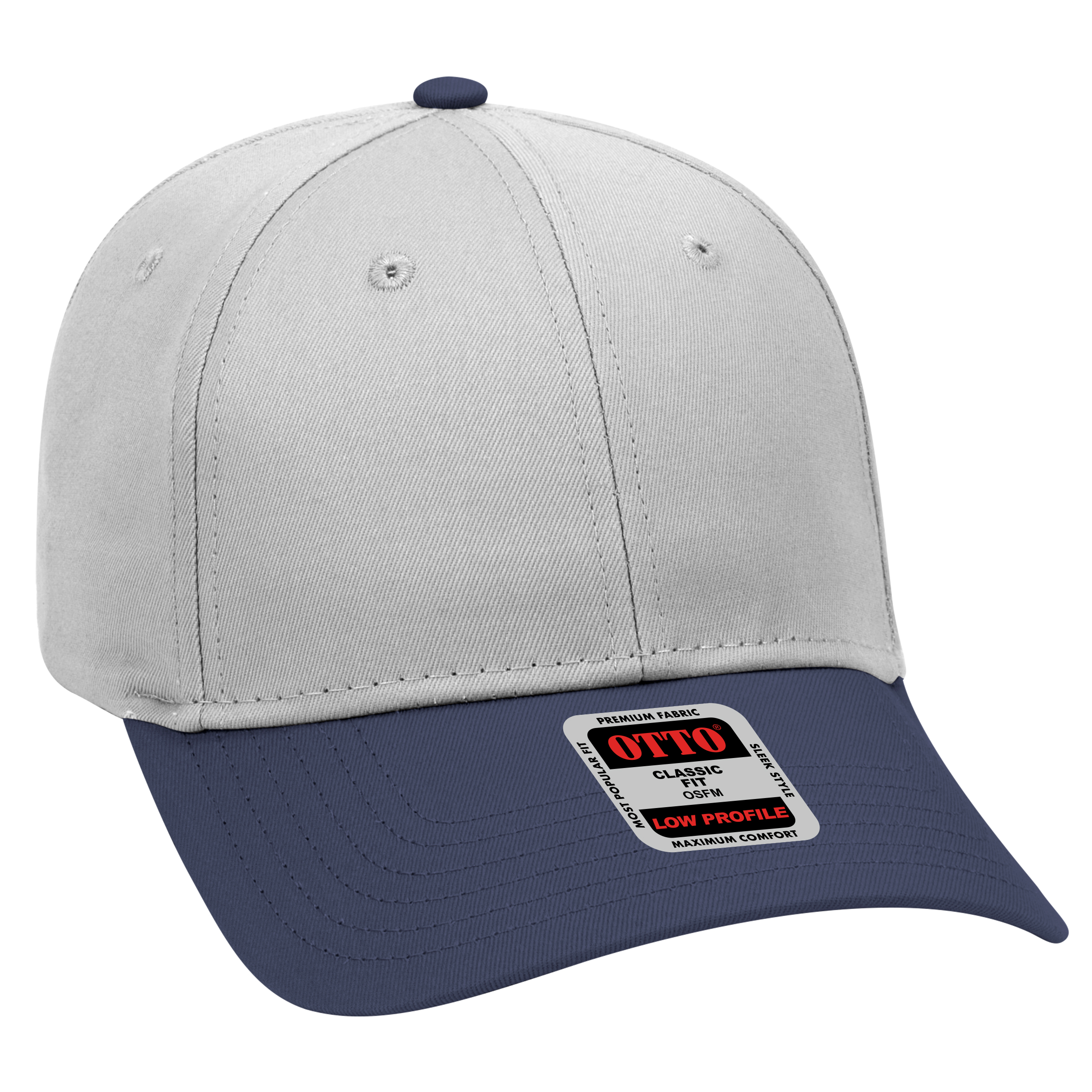 OTTO CAP® 6 Panel Low Profile Baseball Cap 90