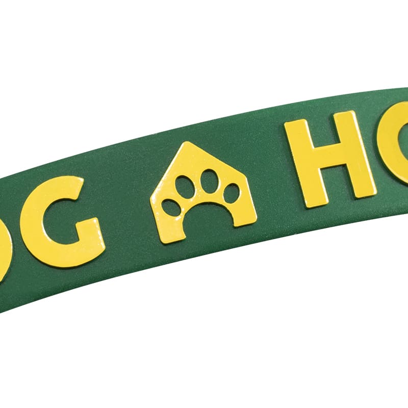 Embossed Printed Silicone Adjustable Wristbands 7