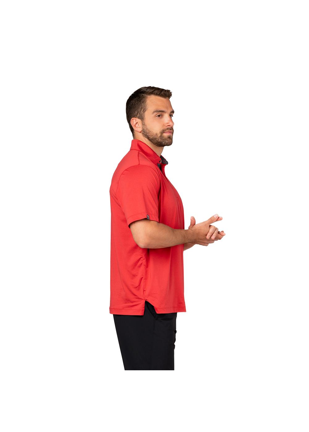 Storm Creek Men's Visionary III Solid Short Sleeve Polo 18