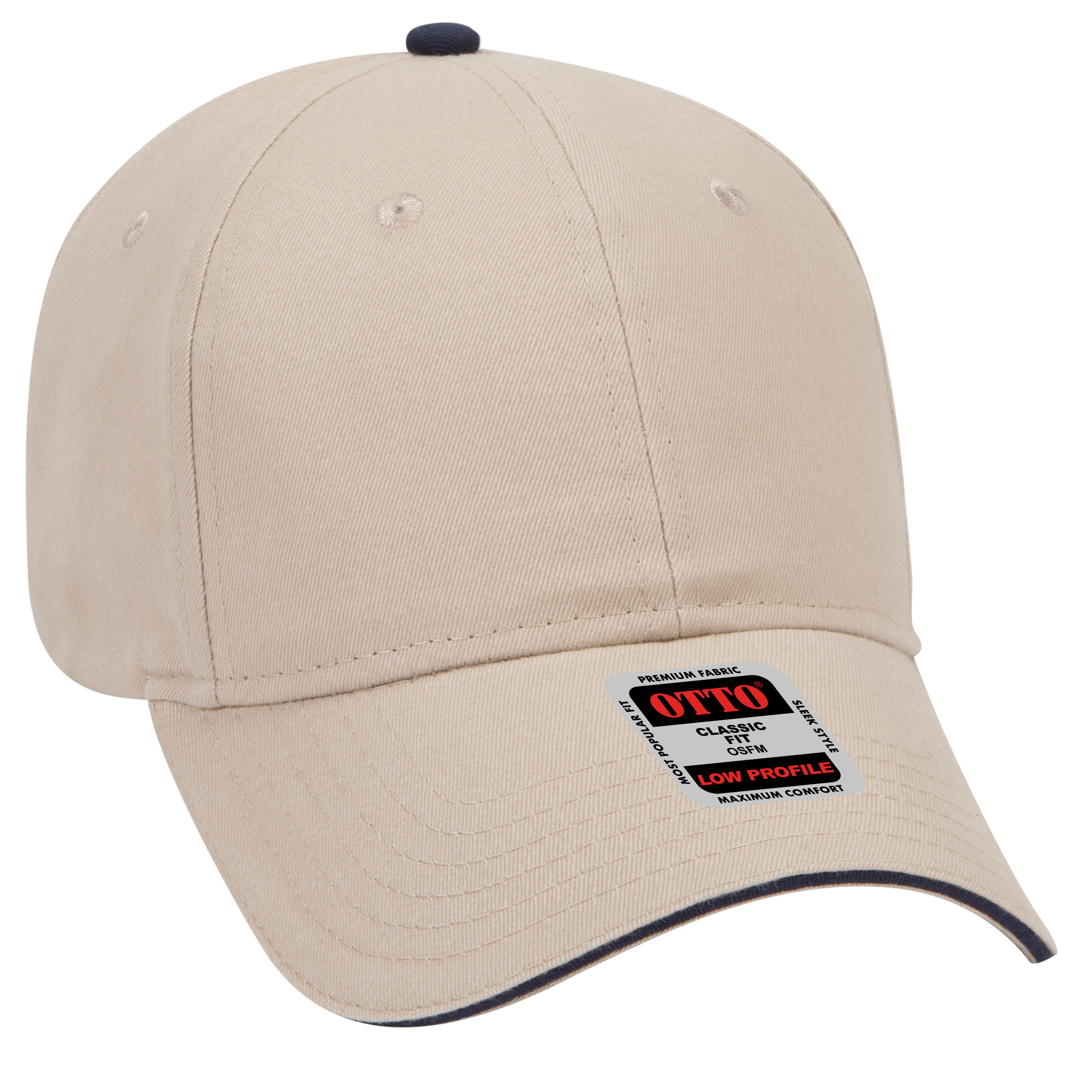 OTTO CAP® 6 Panel Low Profile Baseball Cap 36