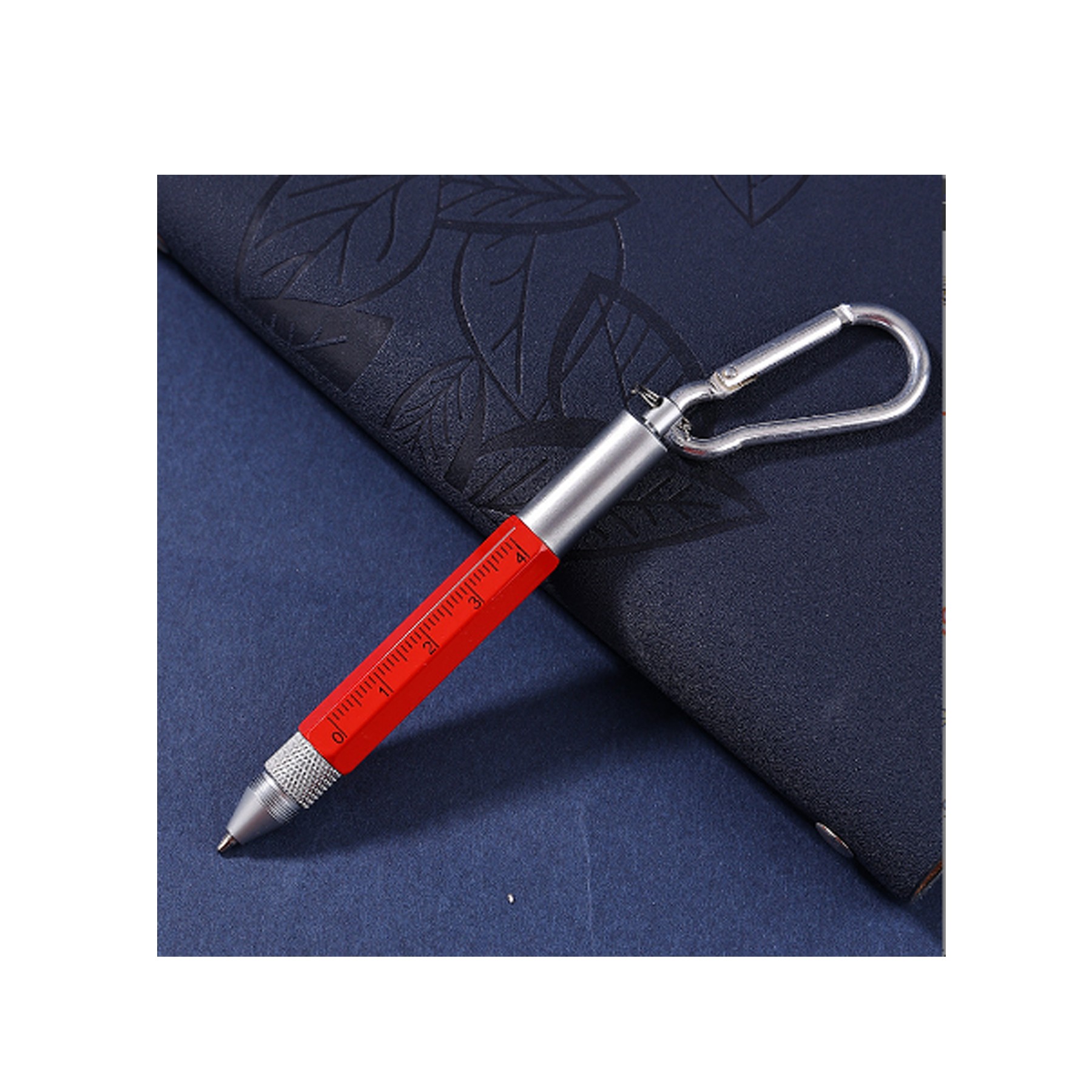 Multifunctional Ballpoint Pen with Carabiner 4