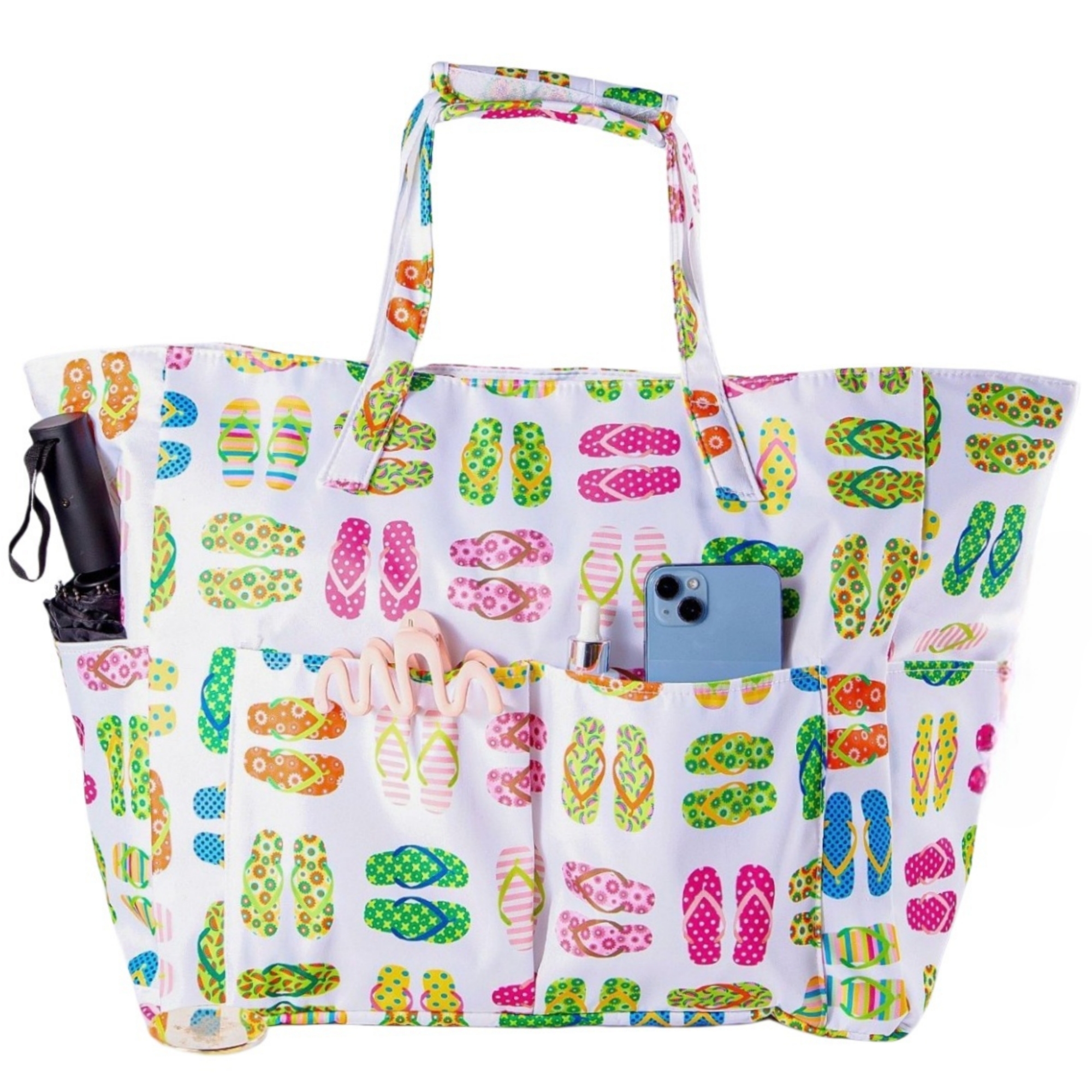 Oxford Cloth Waterproof Beach Tote Bag, custom tote bag with logo imprint 2