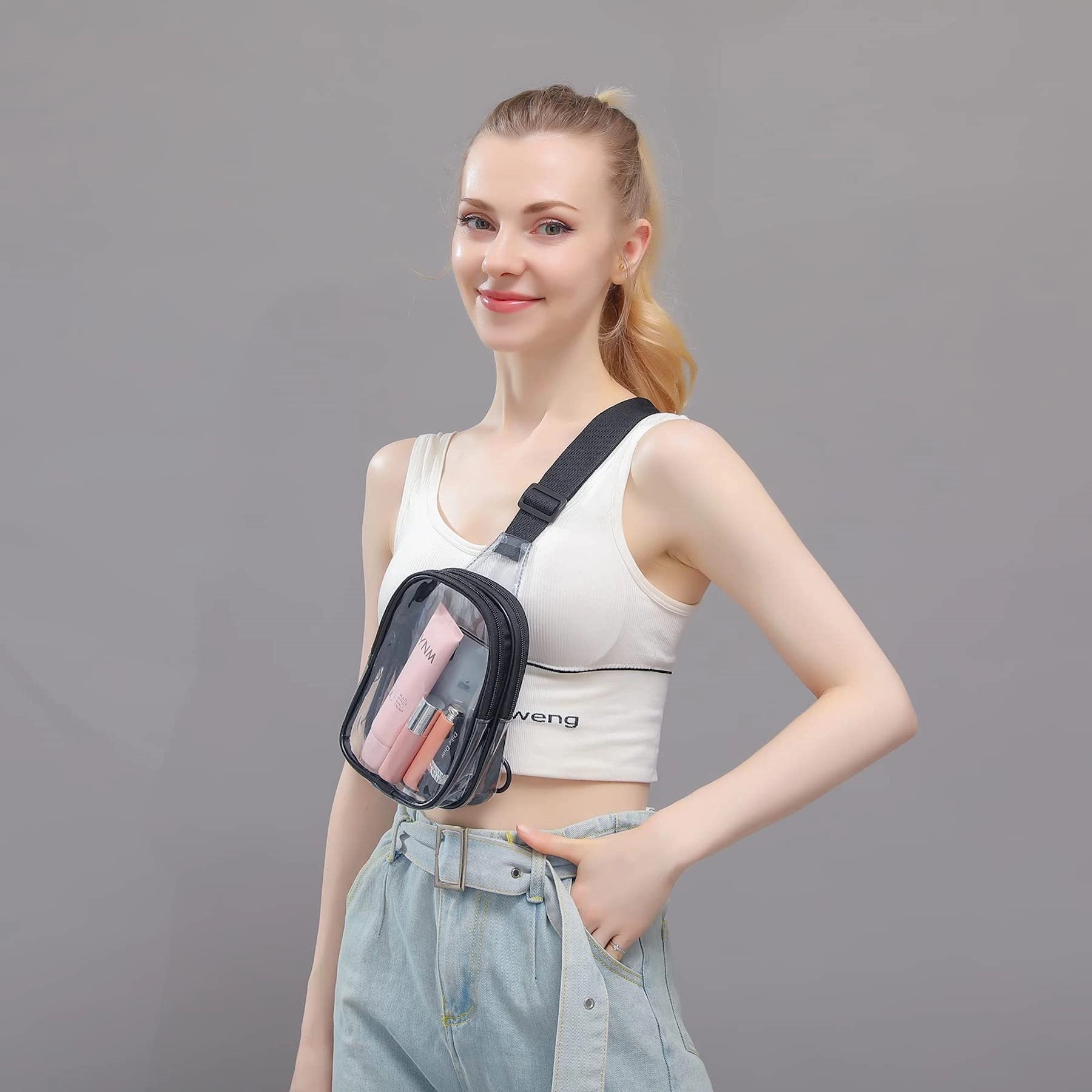 Mini Clear Sling Bag 2