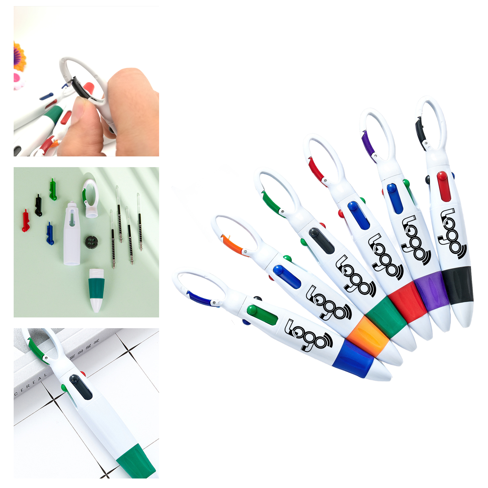 Sleek and Versatile Multi-Color Pen for Work and Study 2