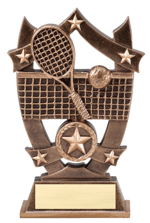 6-1/2" Tall Tennis Sport Stars Resin