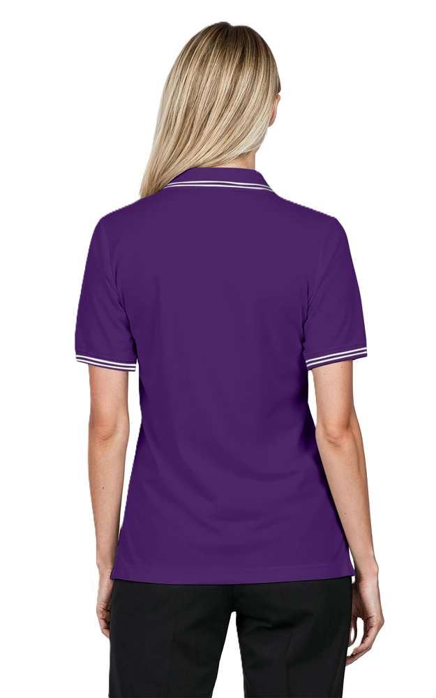 Ladies' Superblend Tipped Pique Polo 25