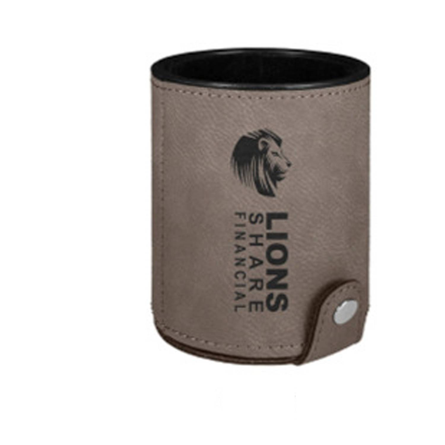 Round PU Leather Dice Cup 10