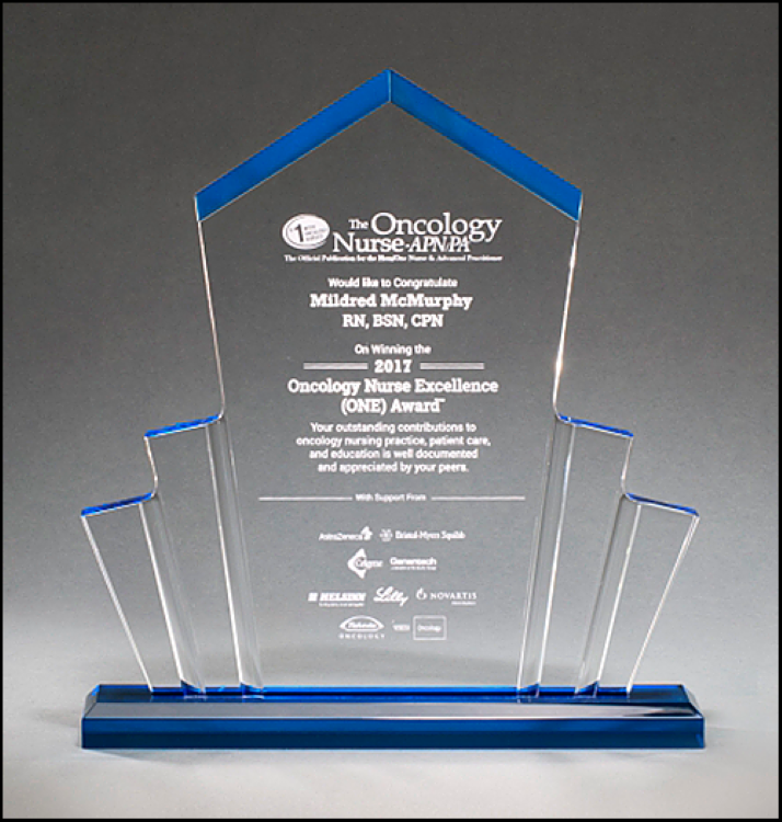 Spotlight Acrylic Award-Blue 1