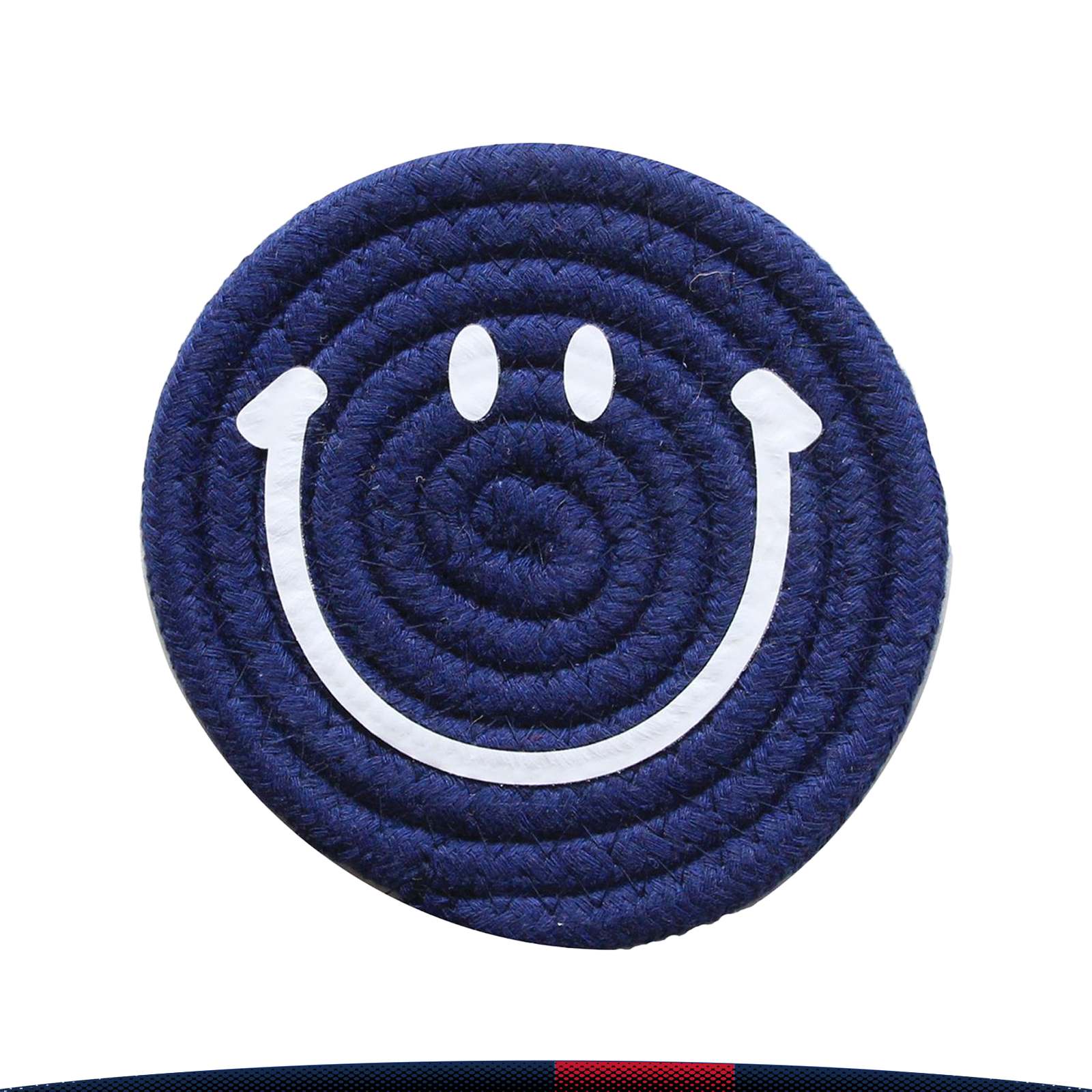 Smiling Face Woven Mat 8
