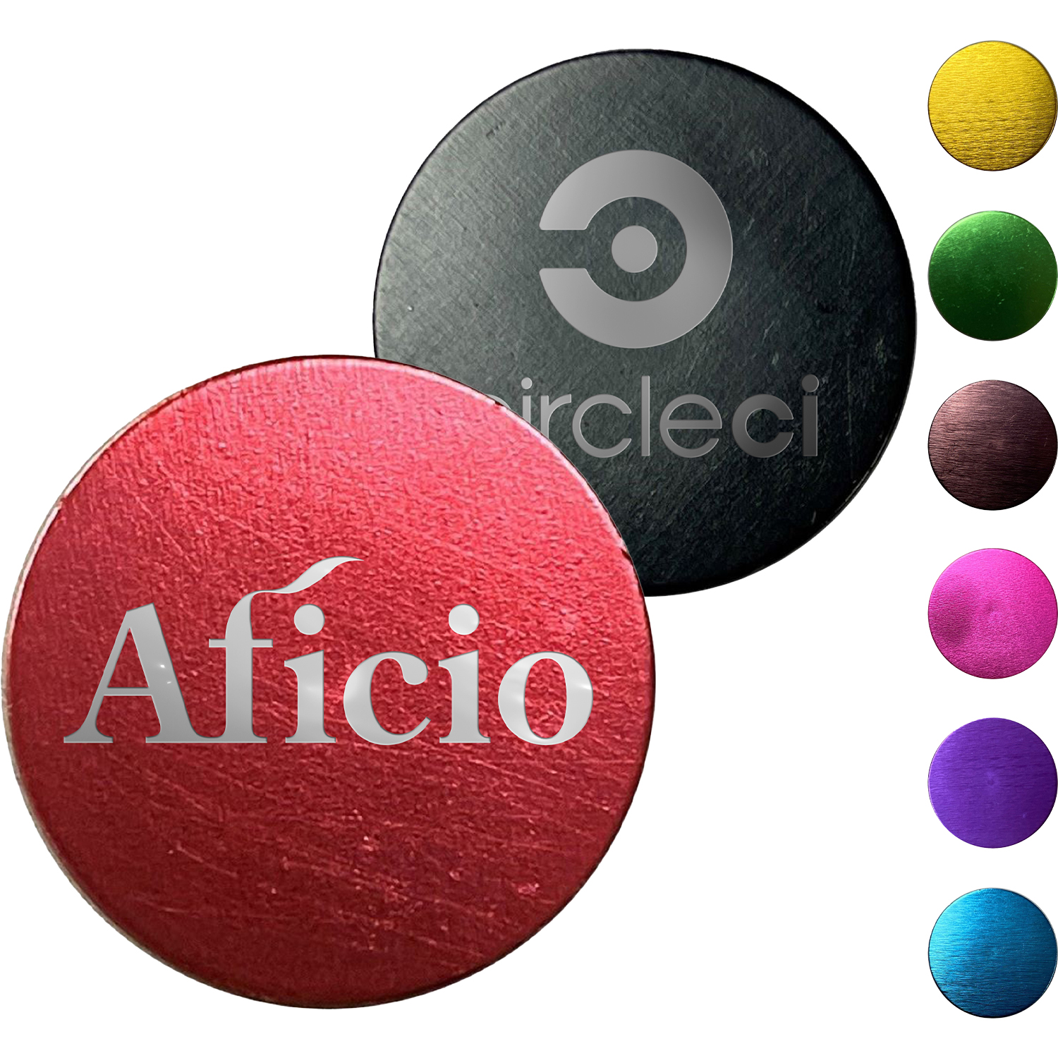 Aluminum Engraved Golf Ball Marker 2